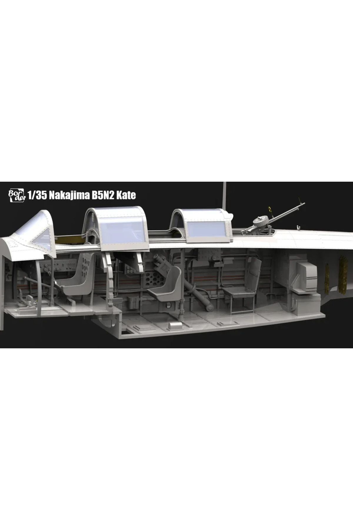 Choice-Border model 1/35 BF005 B5N2 97 carrier based aircraft with fully internal structure and foldable... 2