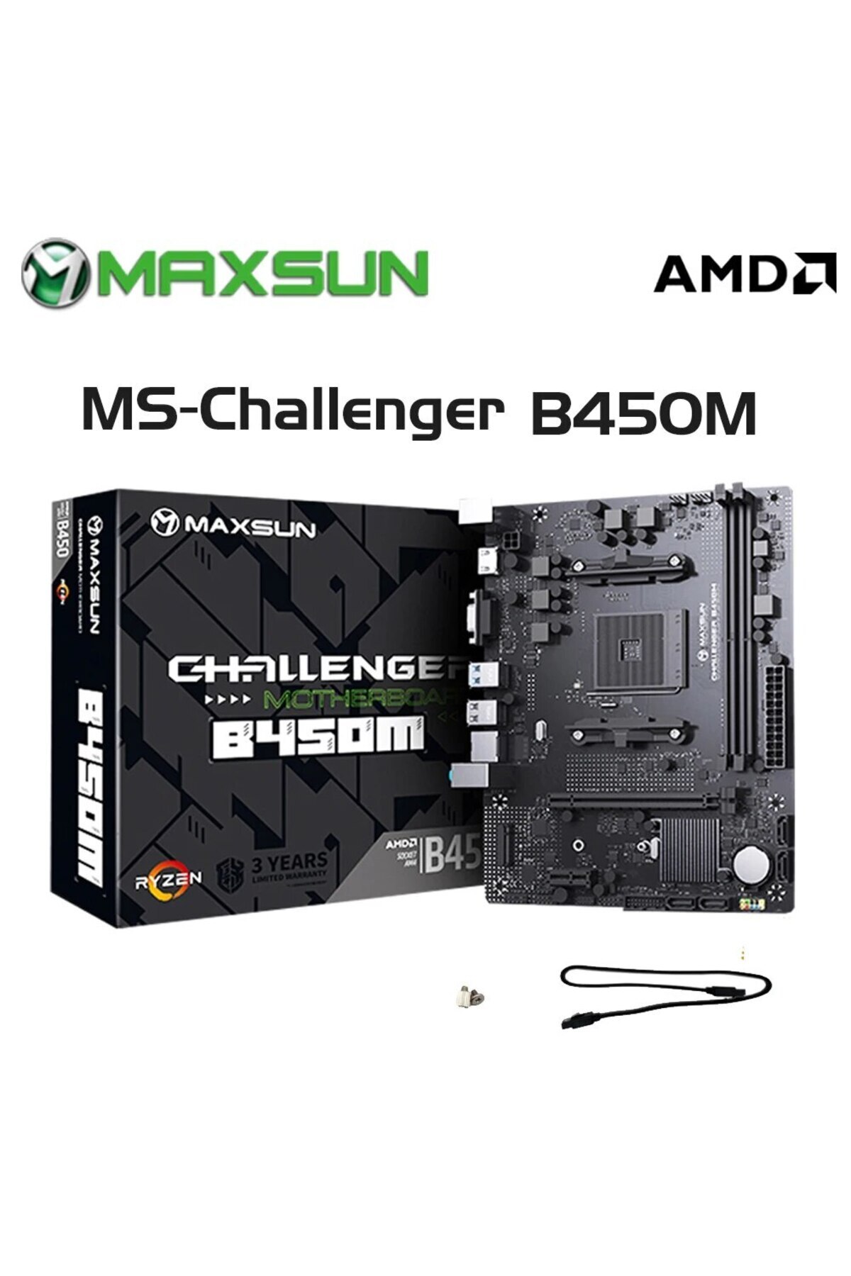 Choice-اللوحة الأم (خيار اللوحة الأم الفردية) اللوحة الأم MAXSUN AMD B450M ذاكرة DDR4 ثنائية القناة AM4 AP 1