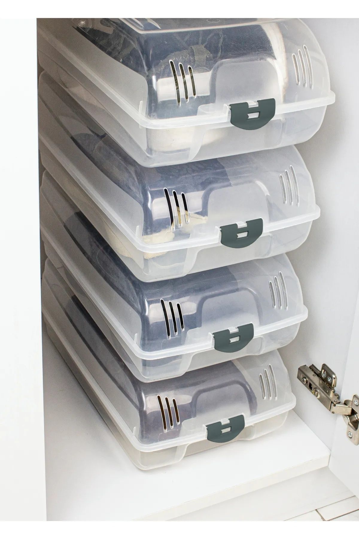 ELİOSA-3 Pcs Transparent Shoe Storage and Protection Box 5