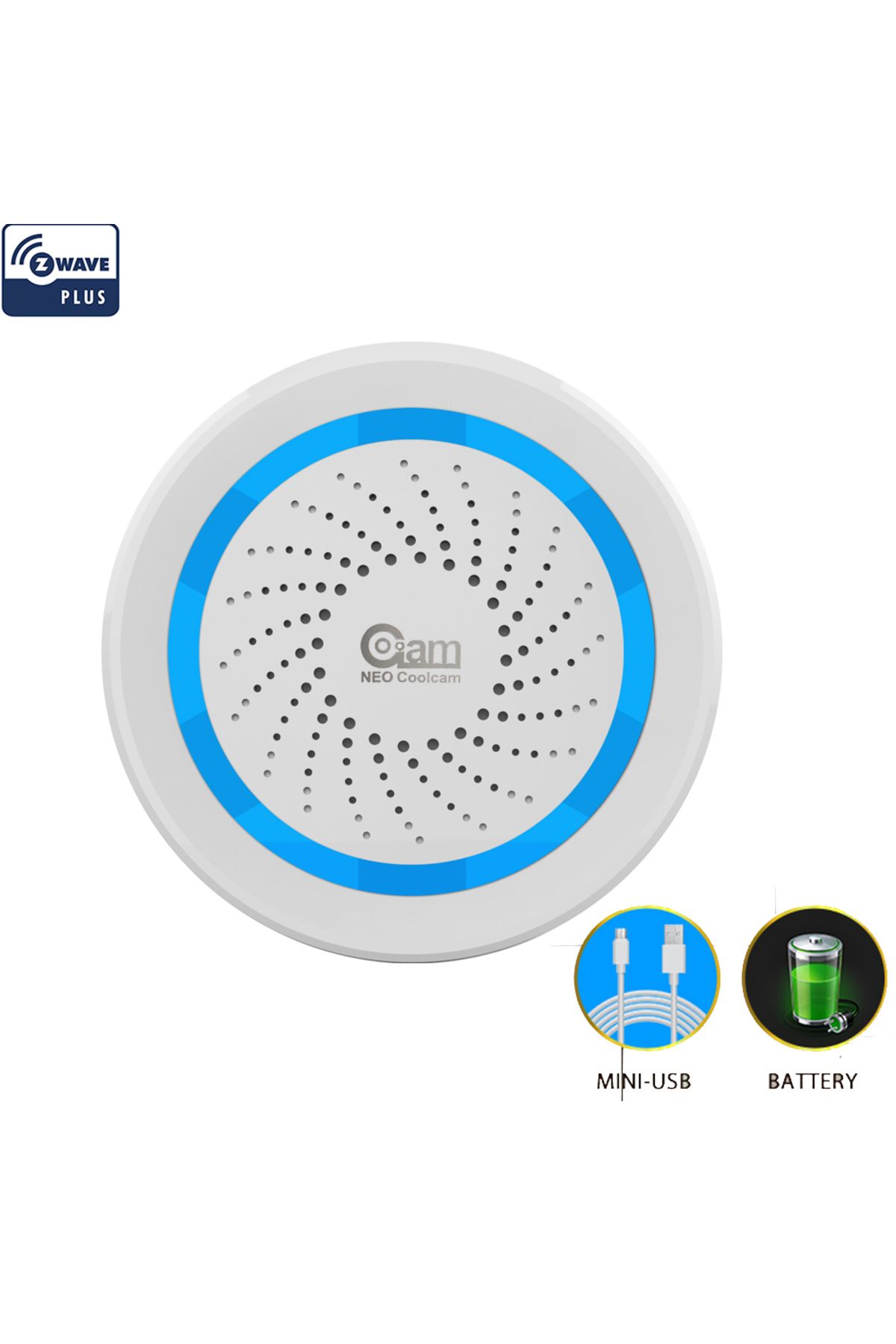 Choice-Neo Z-wave Plus Wireless Home Automation Battery-powered Also Can Be Charged With Usb Siren Alarm... 8