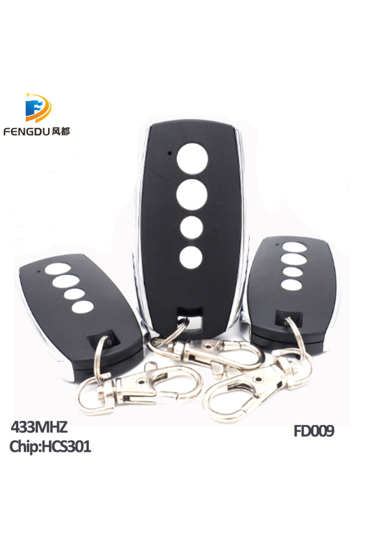 Choice-10PCS 10pcs/lots Remote Control For Gate 433mhz Rolling code Hopping code hcs301 Garage Door Command 4