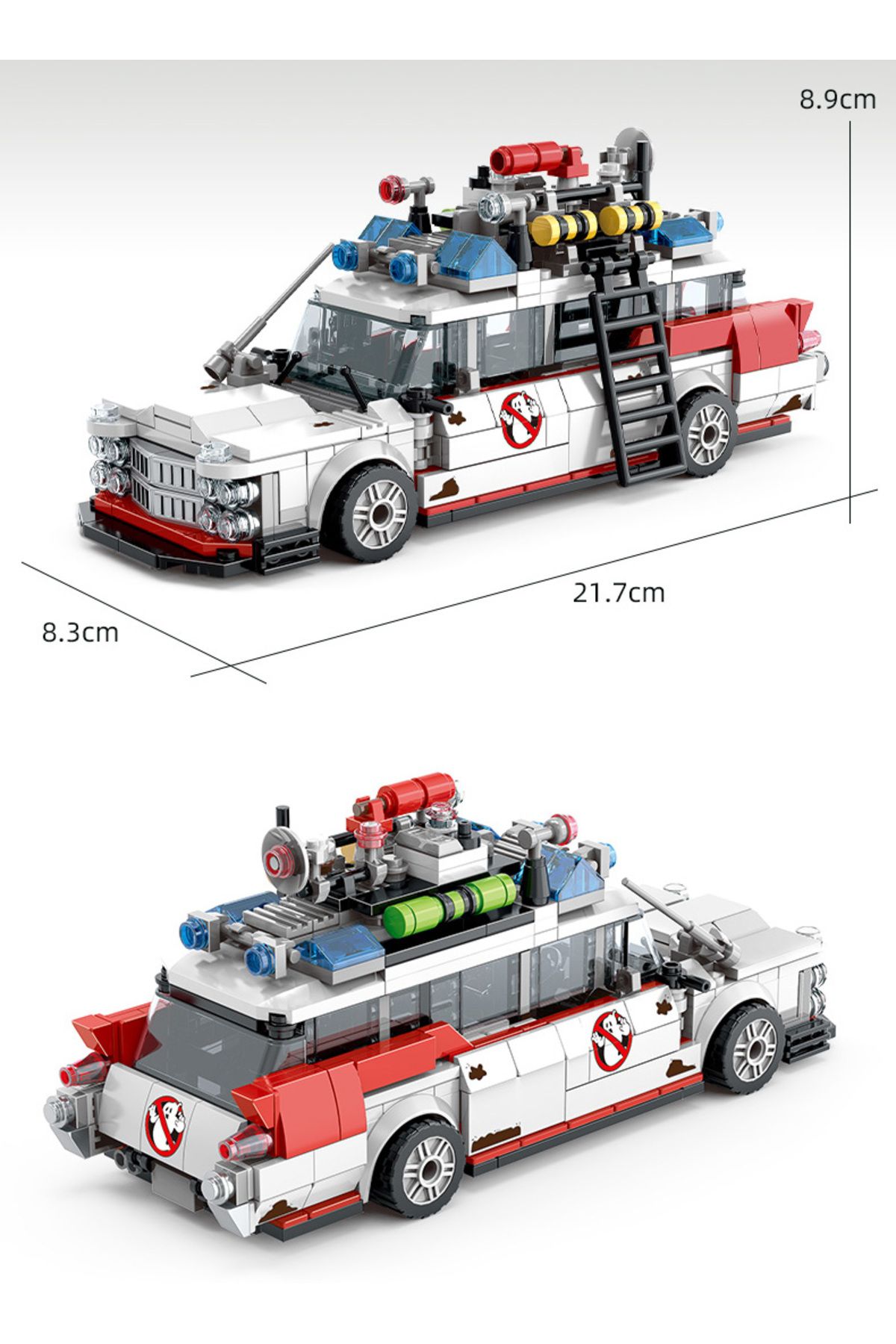yaafun-No Original Box 562pcs Creative Ghostbusters Ecto-1 Vehicle Technical Building Blocks Racing Car Mod 1
