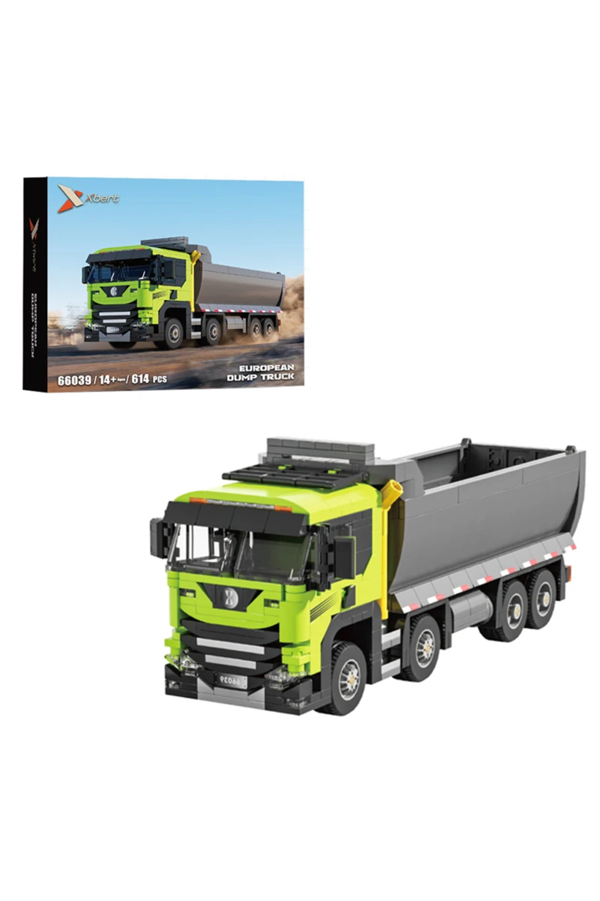 کامیون باری سنگین ۶۱۴تکه، بلوک‌های ساختمانی کامیون باری سنگین، مدل کلاسیک وسایل نقلیه شهری حمل‌ونقل