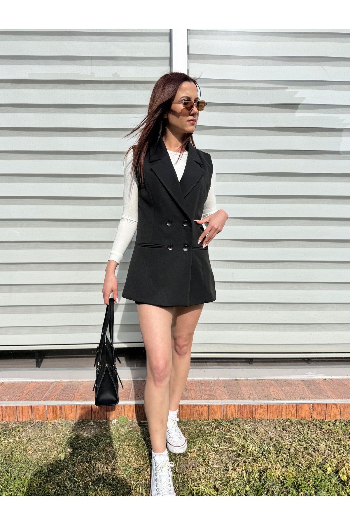 NİLS FASHİON-Premium Fabric Button Vest 5