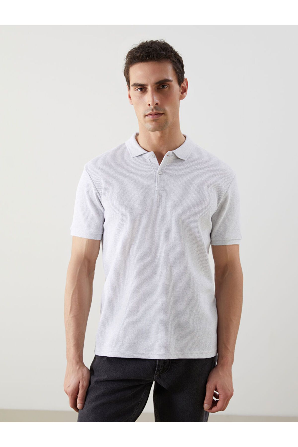 LC Waikiki Yeni Sezon Polo Yaka Kisa Kollu Pike Erkek Tisort - S5IO94Z8