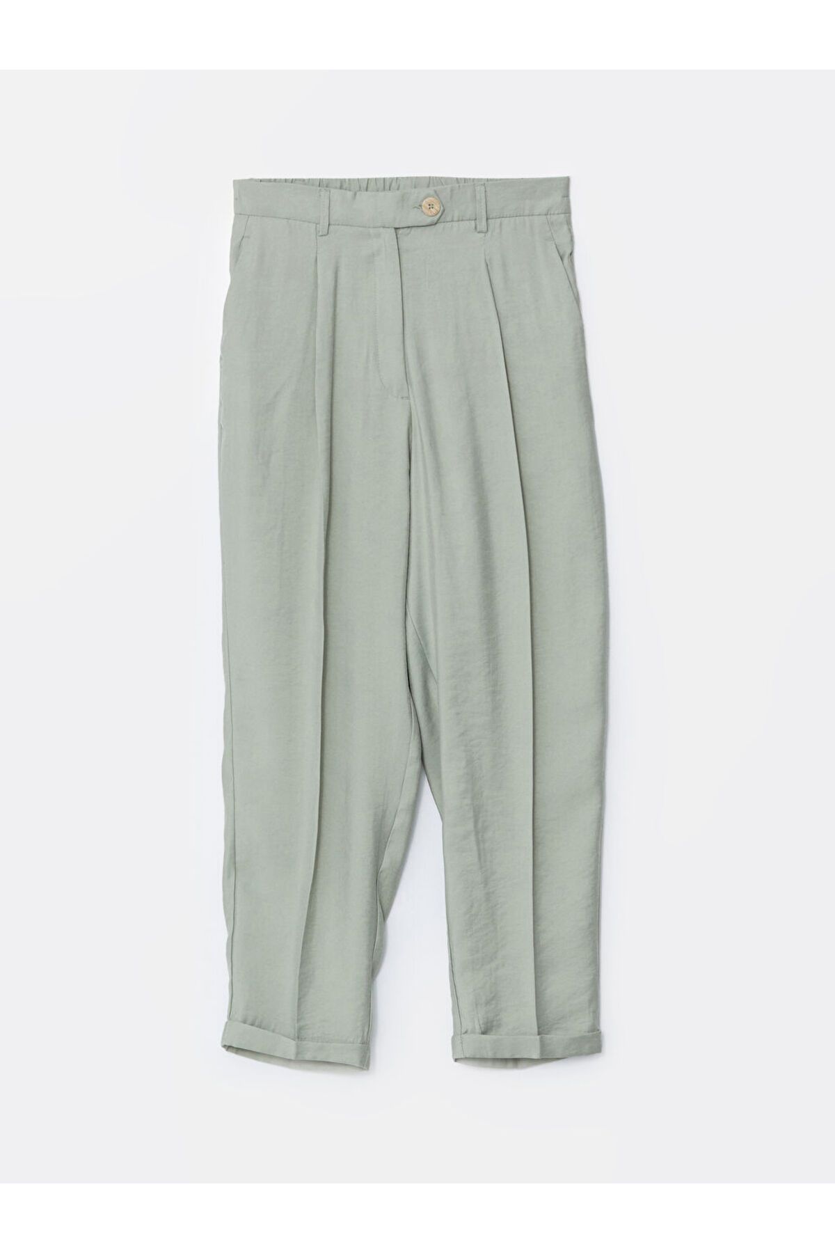 LC Waikiki Yeni Sezon Beli Lastikli Kadin Pileli Pantolon - S5KQ98Z8