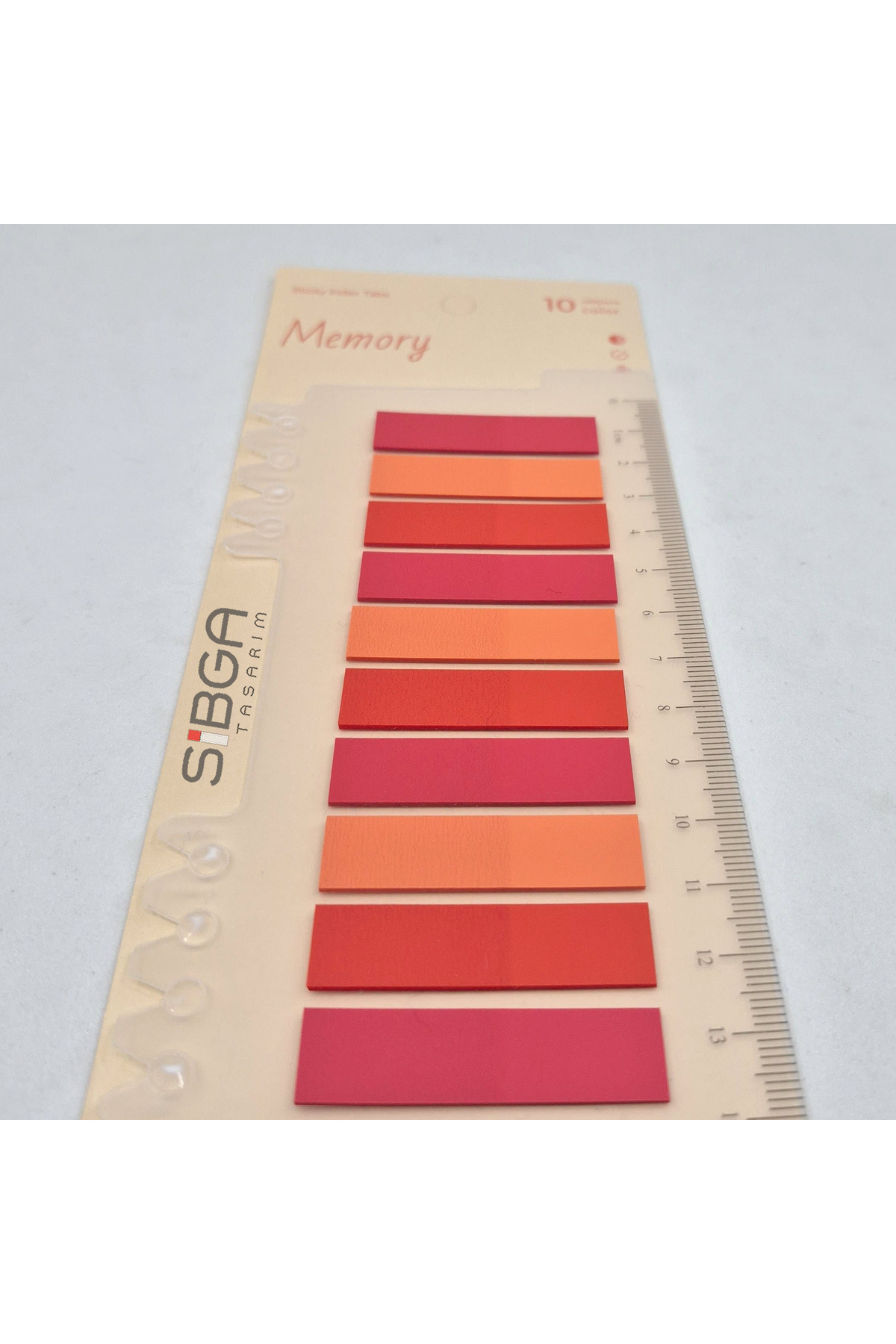 sibga tasarım-Transparent Colored Post-It Note Paper - 200 Sheets Bookmark Sticker 4