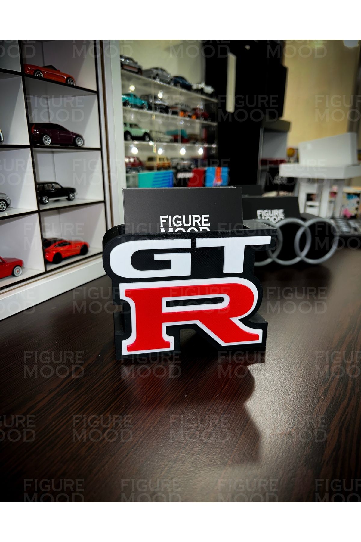 Figure Mood GTR Logolu Kartvizitlik Otomobil Tutkunlarına Hediye