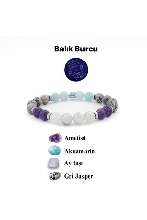 ŞUFAYS Balık Burcu Doğal Taş Bileklik