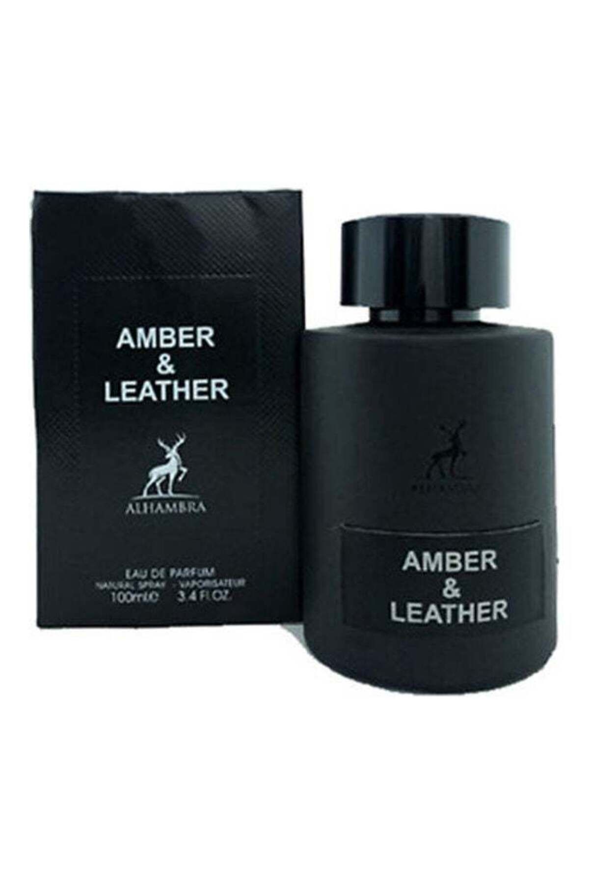 lattafa-Alhambra Amber And Leather Edp 100Ml - عطر ألهامبرا EDP برائحة العنبر والجلد 100ملليلتر 1