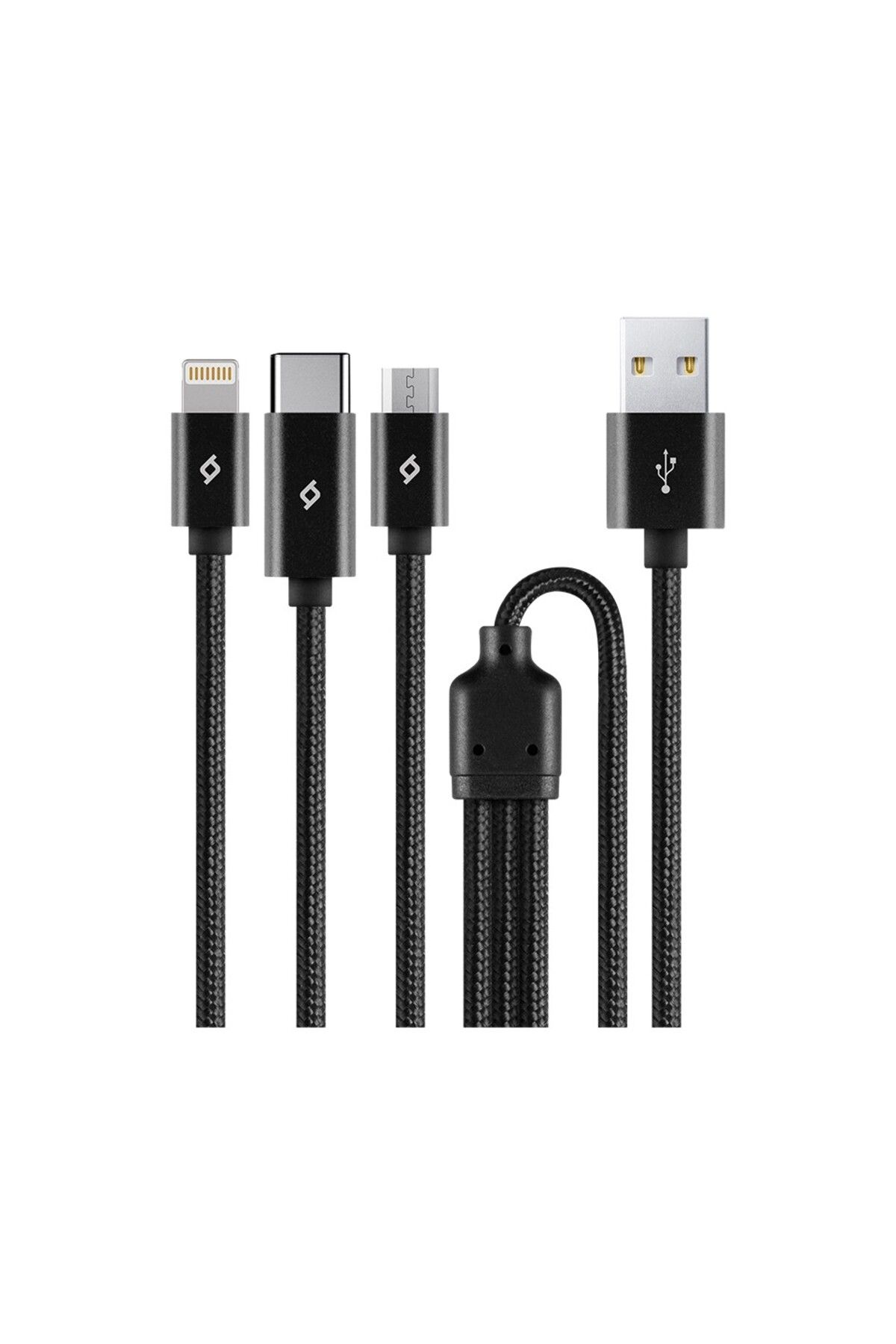 CeplikStore AlumiCable USB-A - USB-C / Lightning / Micro USB  Şarj Kablosu