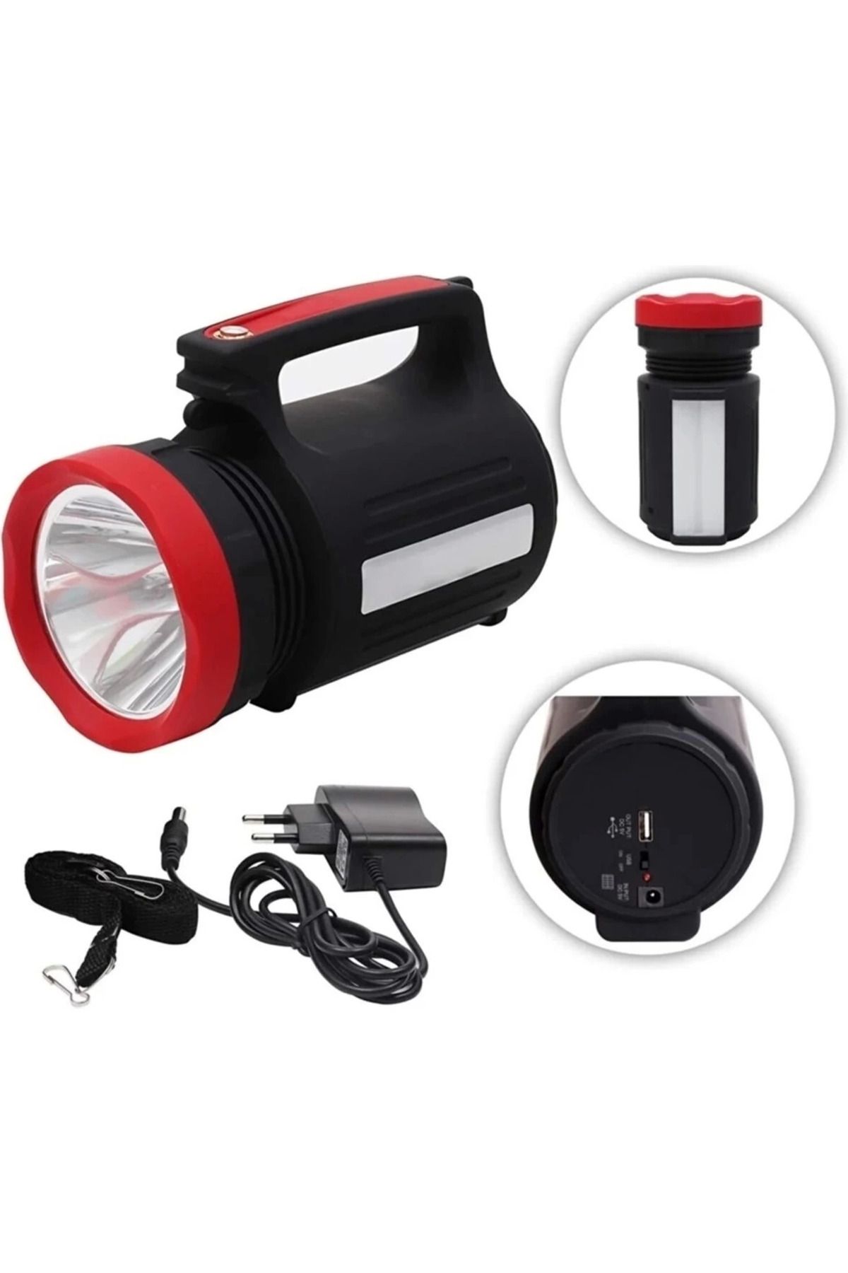 Eldenör Wıson Ws-3580 Uzun Menzilli Led El Feneri 28saat Çalışma Süresi 10watt