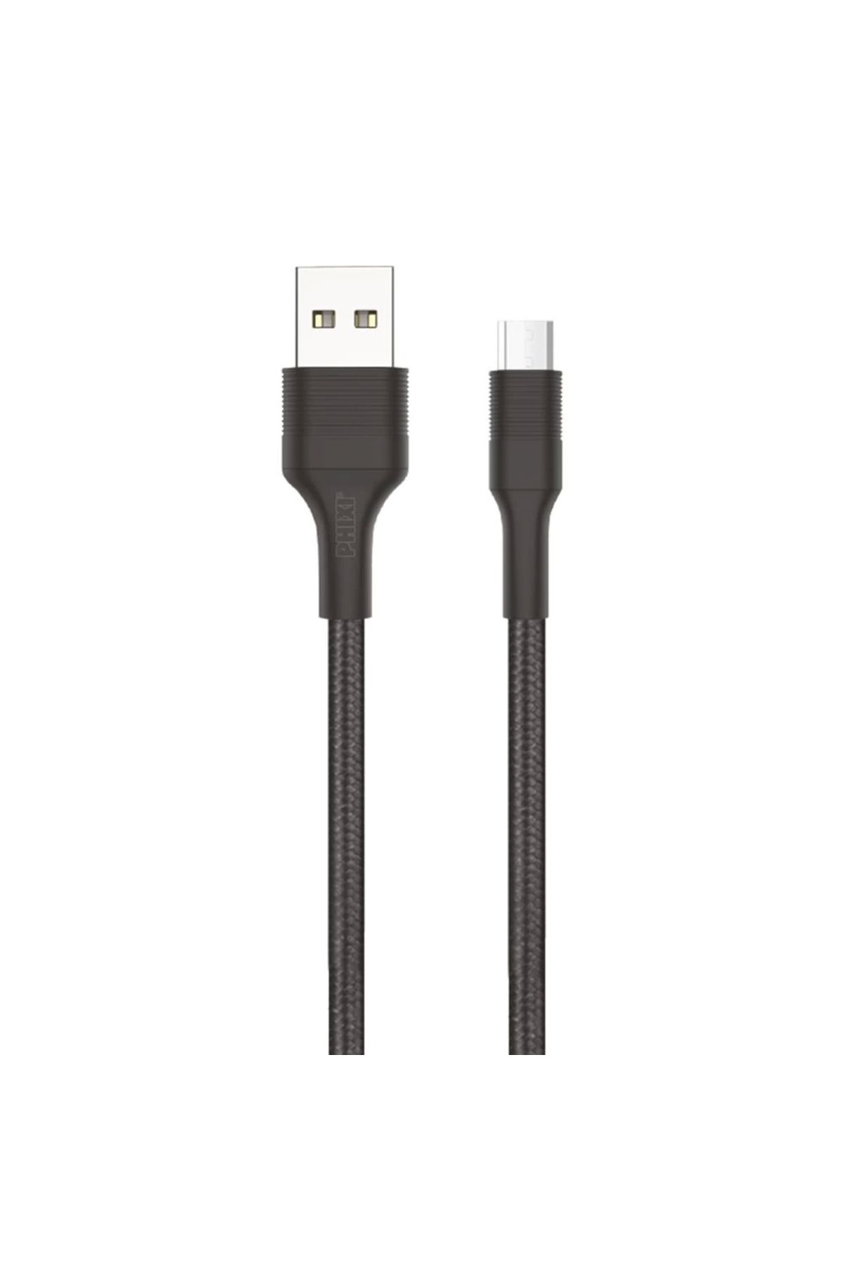 ÇERÇİCİ Force Cb431m Hasır Örgü Ve Ekstra Güçlendirilmiş Silikon Başlıklı Micro Usb Hızlı Şarj Ve Data Kablo