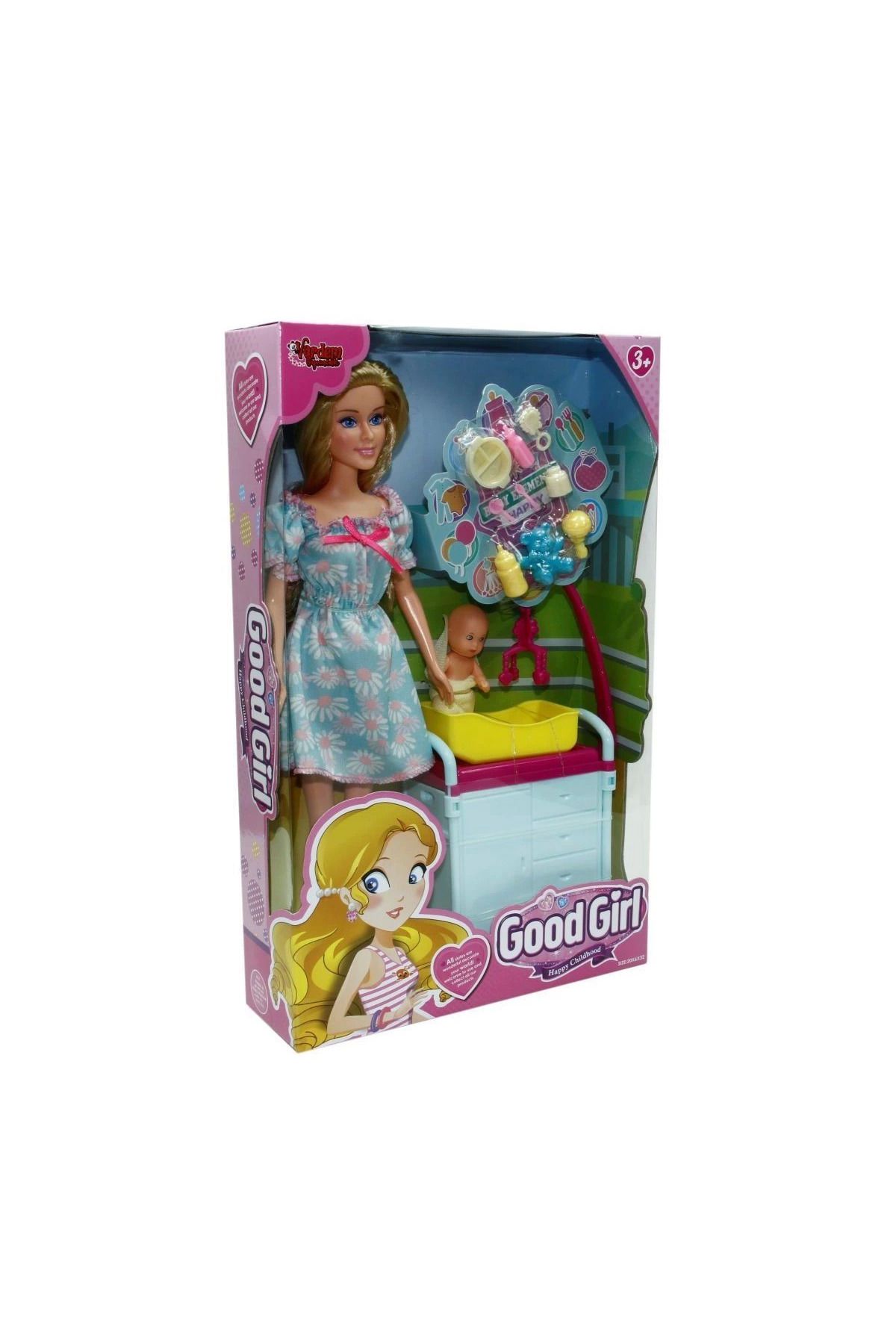 Eldenör Wg-115167 Kutulu 29cm Akesuarlı Beşikli Bebek - Vardem Oyuncak