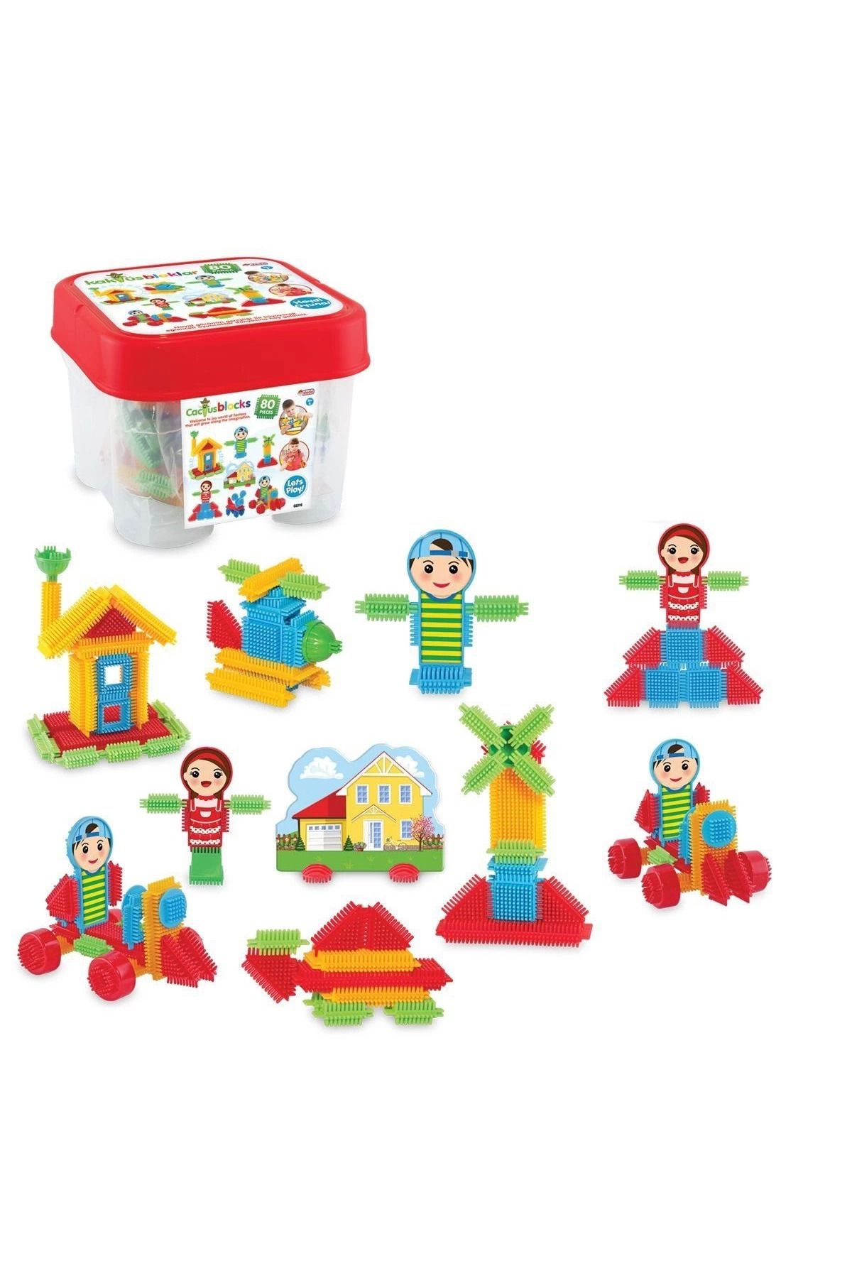 melfxxl eticaret melfxxl 03316 Kaktüs Bloklar Koca 80pcs