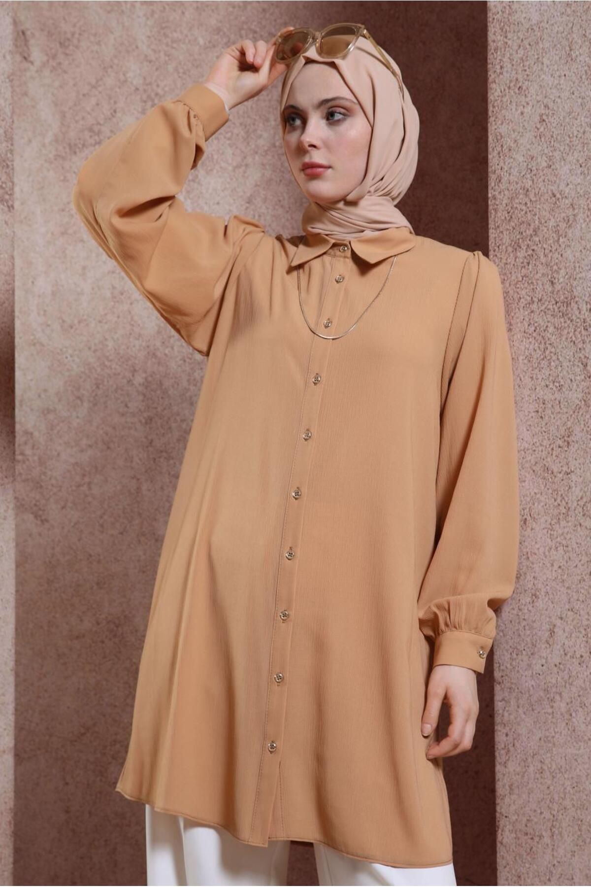 تونیک یقه پیراهن 44474 Alvina