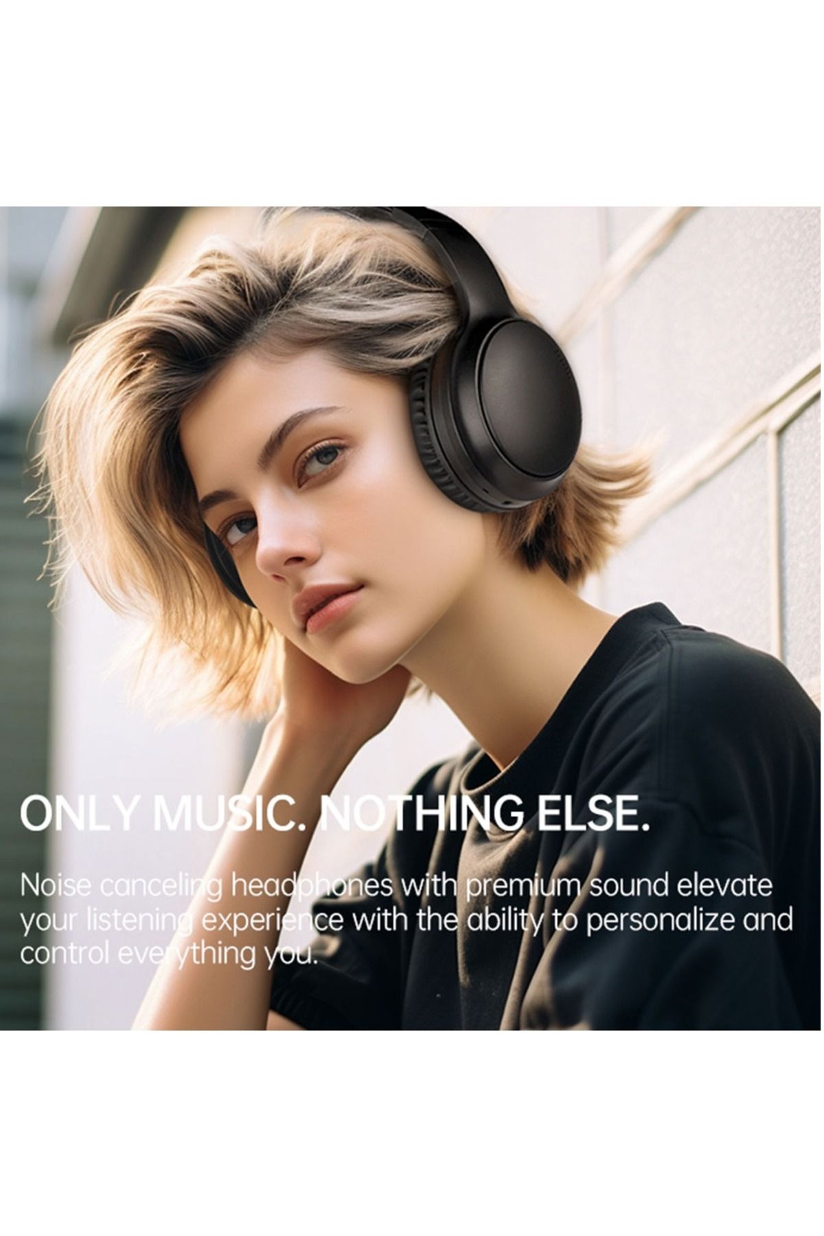 Fingertime-ANC Wireless Bluetooth Headset, Over-Ear Active Noise Reduction with Low Delay Game Mode for Gaming 2