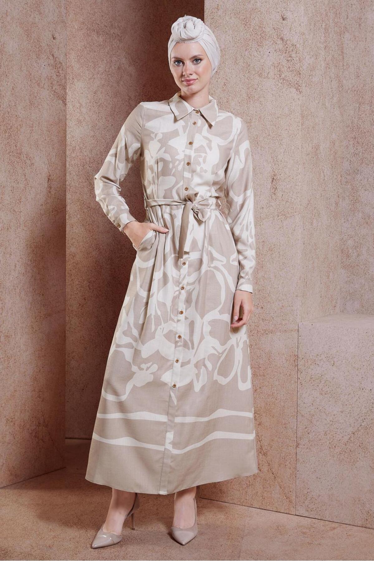 آلوینا لباس مجلسی بافتدار کتانی کمربنددار ۴۴۵۶۵ آلوینا لباس مجلسی بافتدار کتانی کمربنددار ۴۴۵۶۵