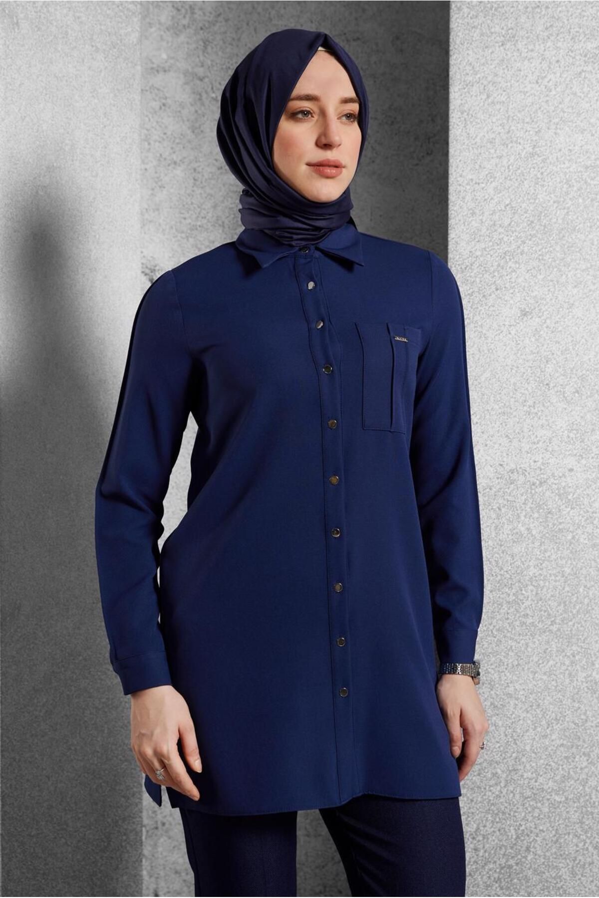 تونیک یقه پیراهن 45295 Alvina