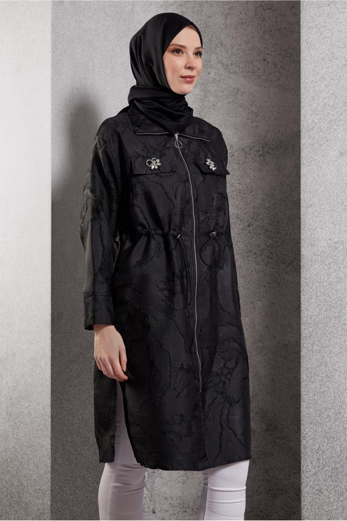 تونیک JACQUARD زیپ دار 44730 Alvina