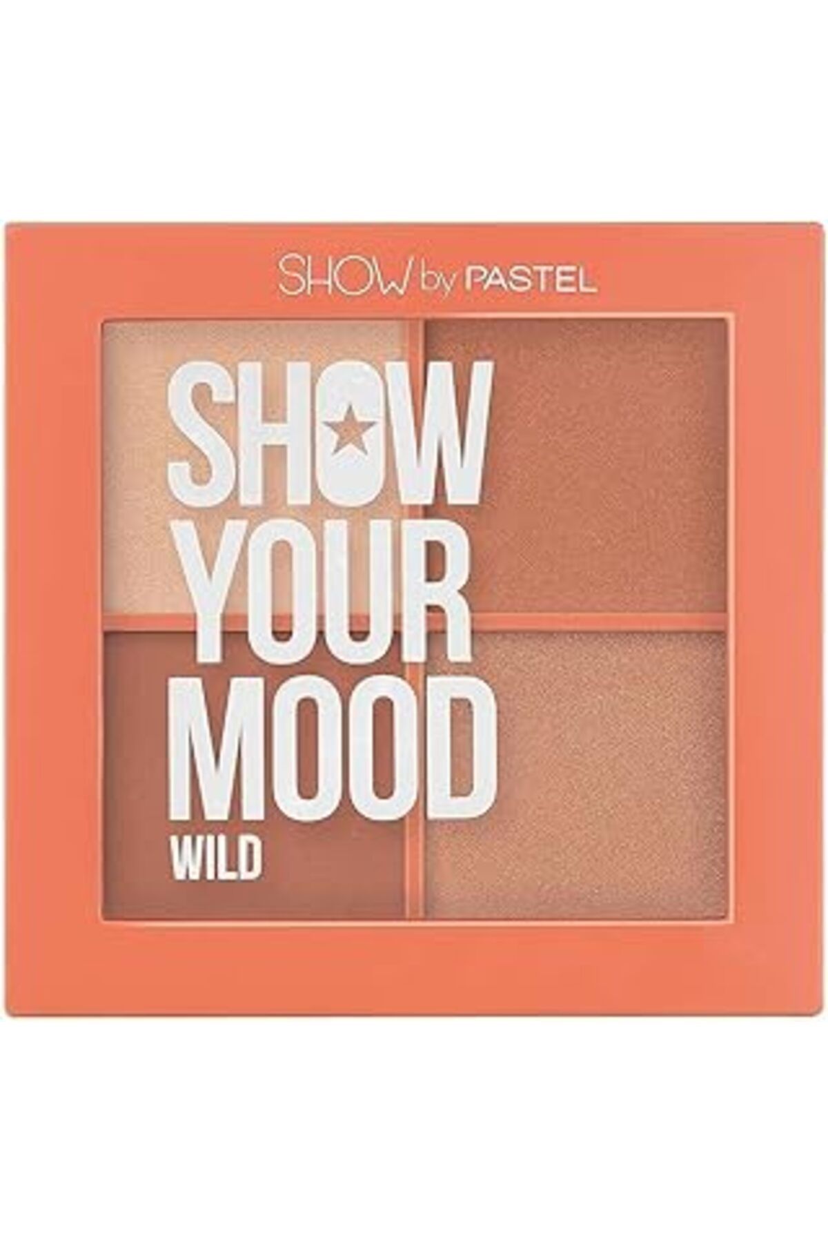 Mu Art Ahşap Pastel Show Show Your Mood Blush Set - Allık Seti, 441 Wild, 4 X 4.3 G