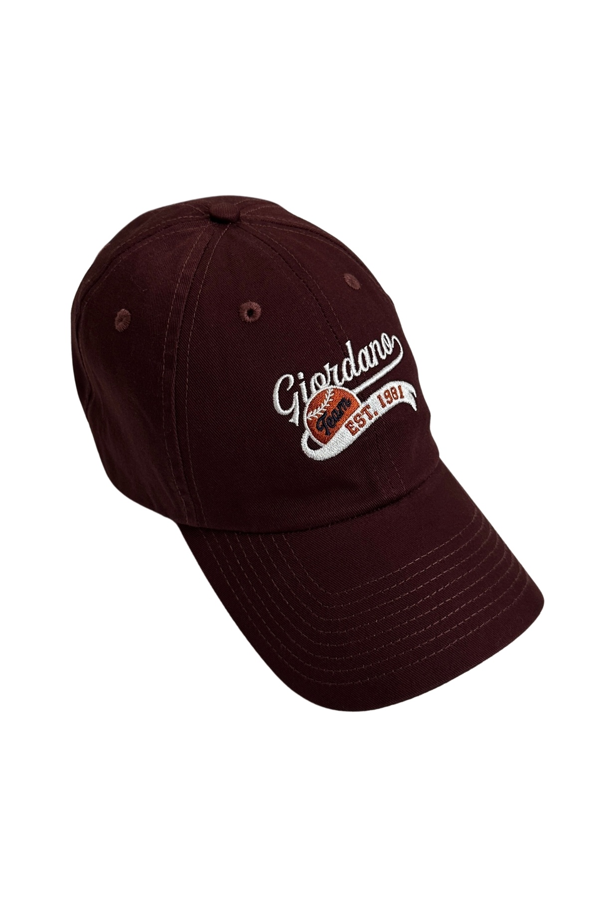 Giordano-قبعة قطنية للجنسين مع تطريز بيسبول 2