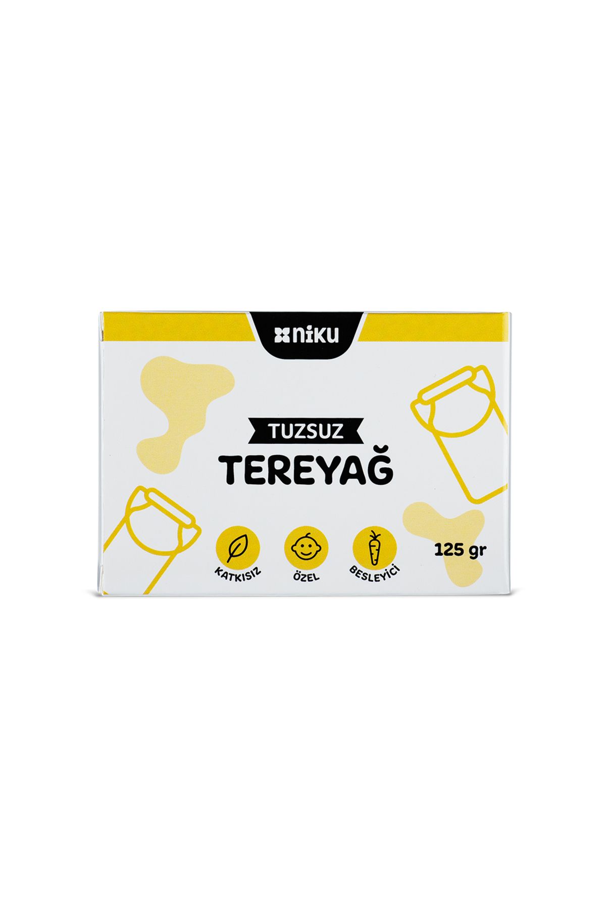 NİKU Tuzsuz Tereyağ 125 Gr
