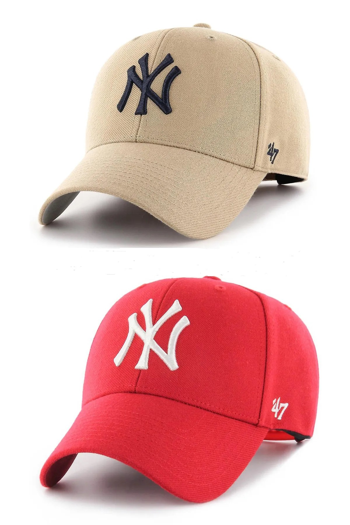 w white stars sports & wear Spor Şapka Unisex 2'li Takım Arkası Cırtlı Ayarlanabilir Takım Şapka White Stars