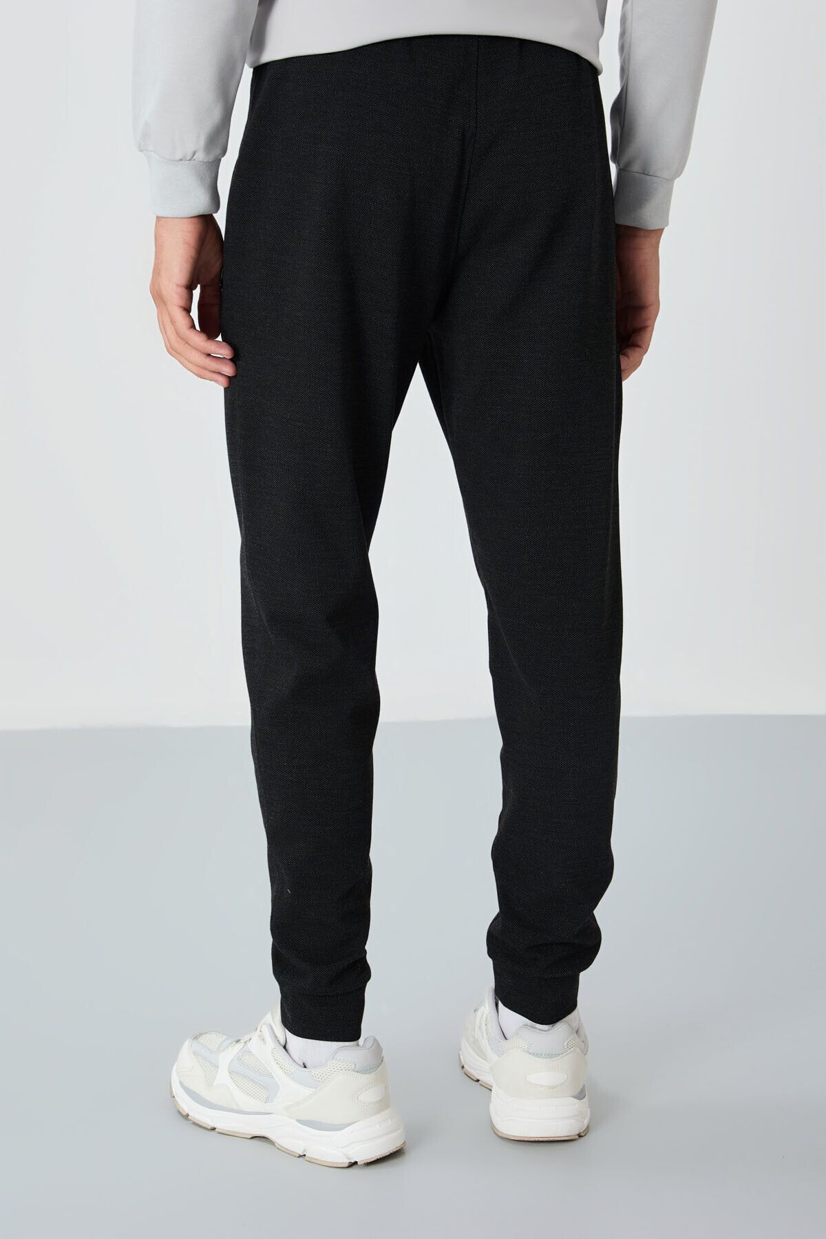 AIR JONES-Melted Black Jogger Men's Sweatpants - 82113 5