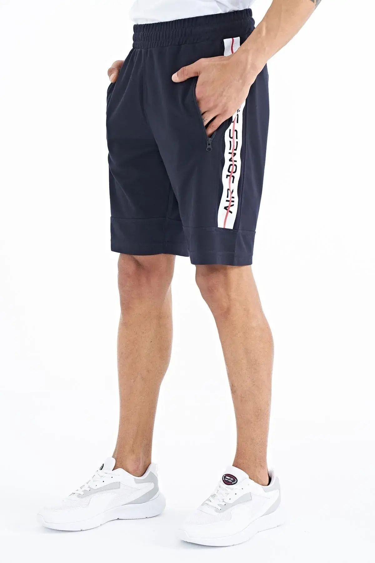 شلوارک و برمودا مردانه CLIVE NAVY BLUE STANDARD 81249 Air Jones