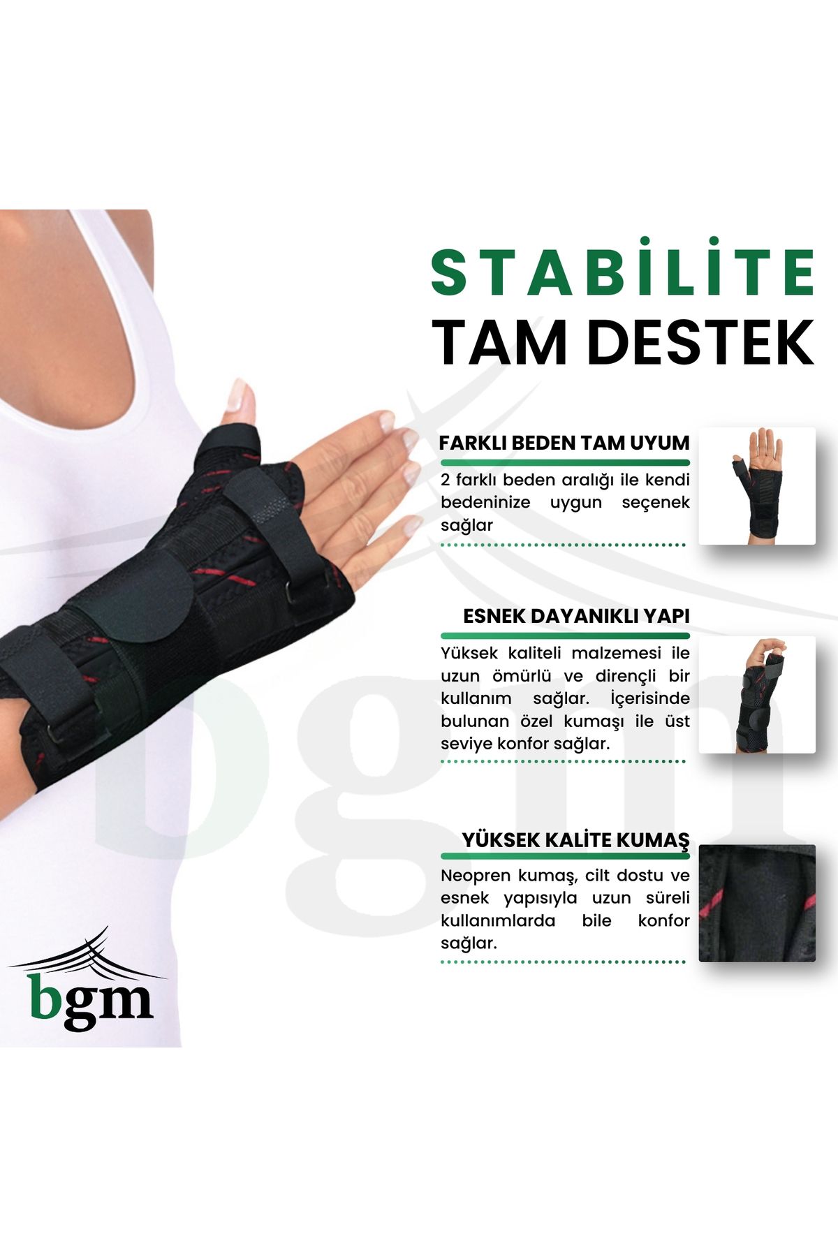 bgm-Thumb Splint Supported Wrist Splint High Quality Fixation Splint 3