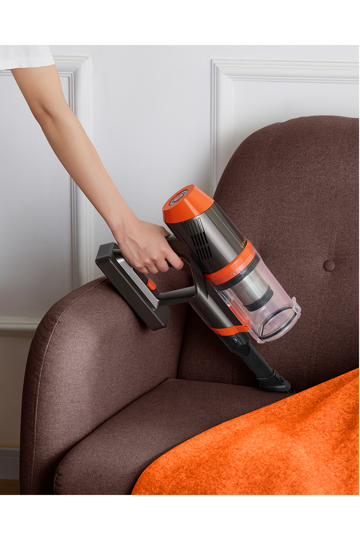 مكنسة كهربائية لاسلكية 22.2 فولت - سرعة متغيرة، فل...