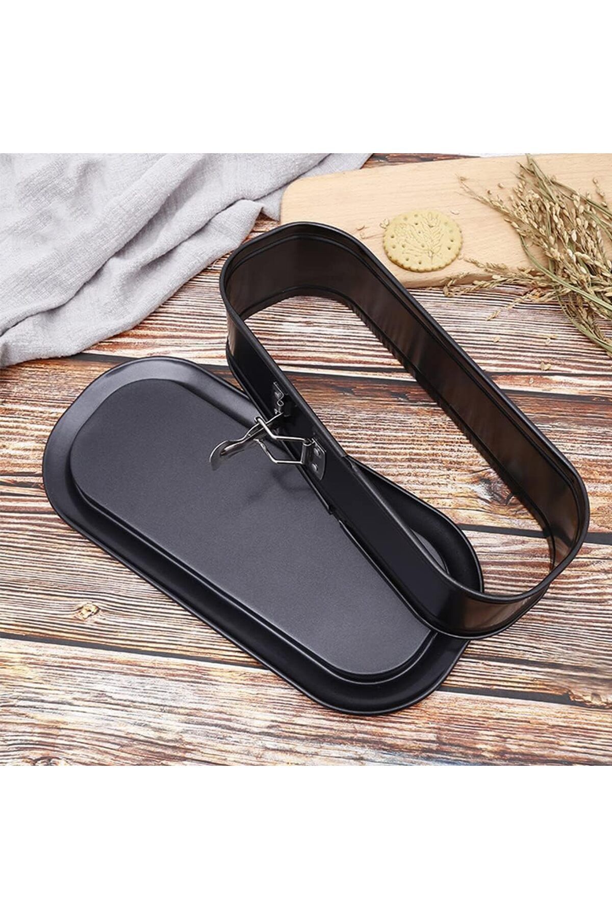 COOYA-Non-Stick Spring Baking Pan, with Removable Bottom, Quick Release Latch Bakeware, for Baking Bread 6