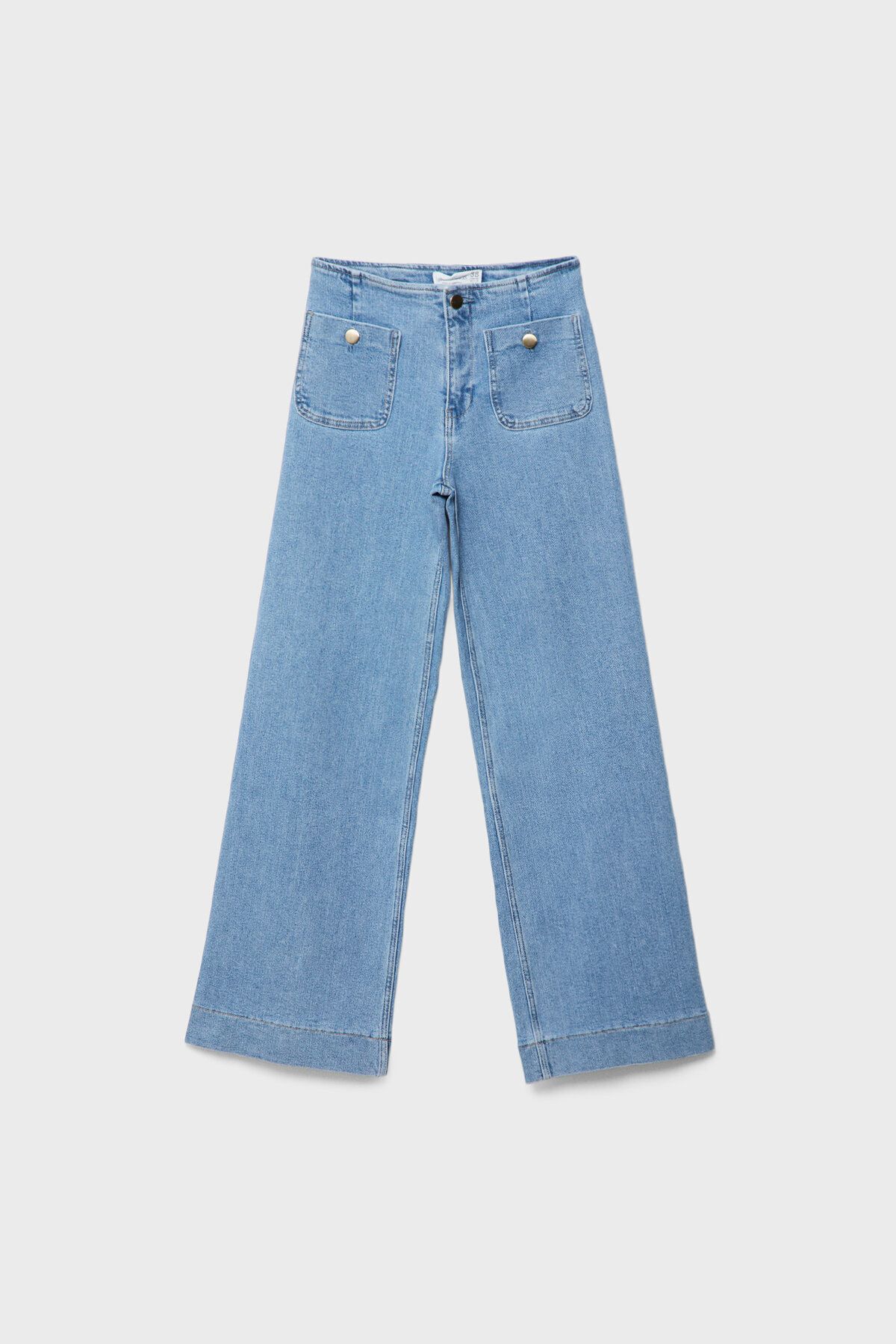 Stradivarius-D77 Minimalist jeans with pockets 5