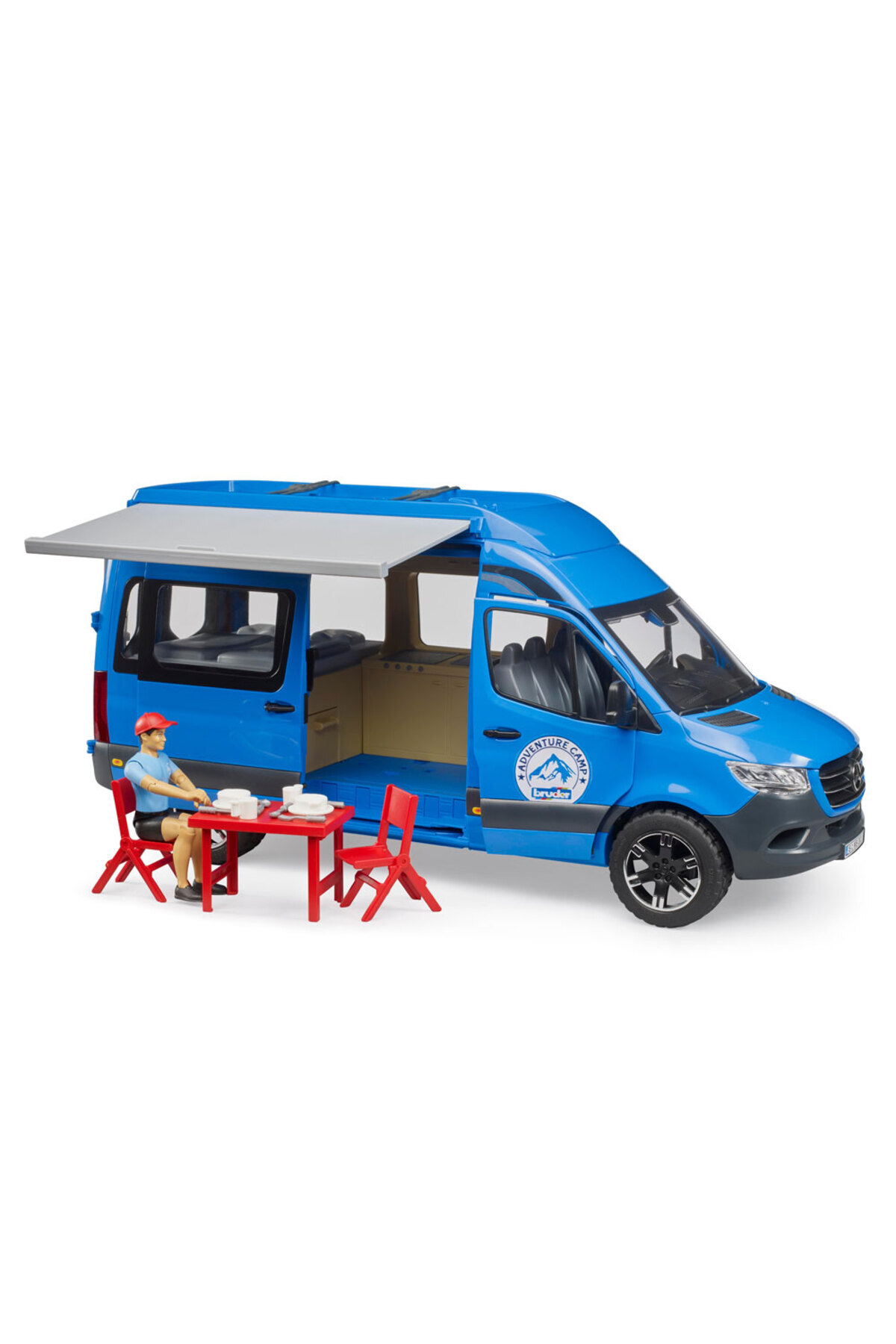 Bruder-Toy M. Benz Sprinter Camper Vehicle Camper and Accessories Br02684 3