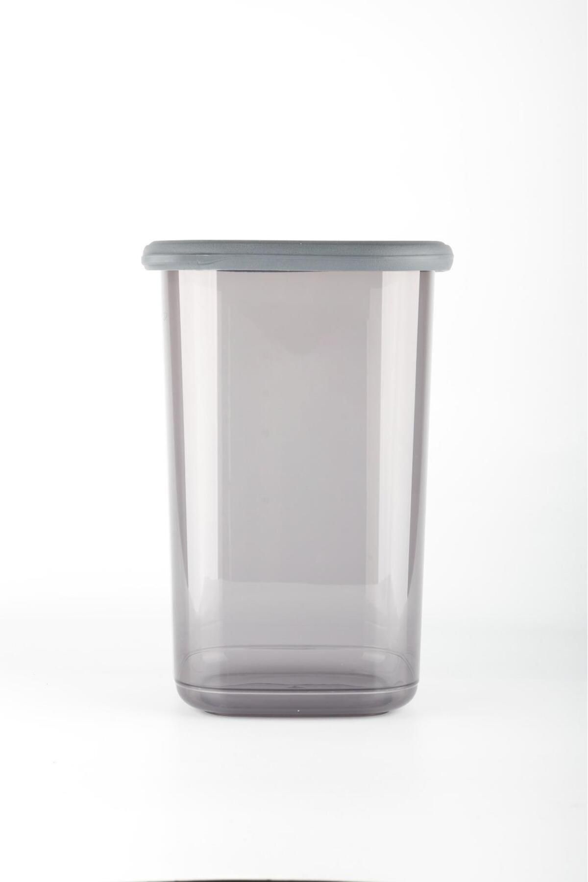 HOMENIVA-12-Piece Mega Set Square Food Storage Container - 4X 0.55Lt 1.2 Lt 1.75Lt Anthracite 5