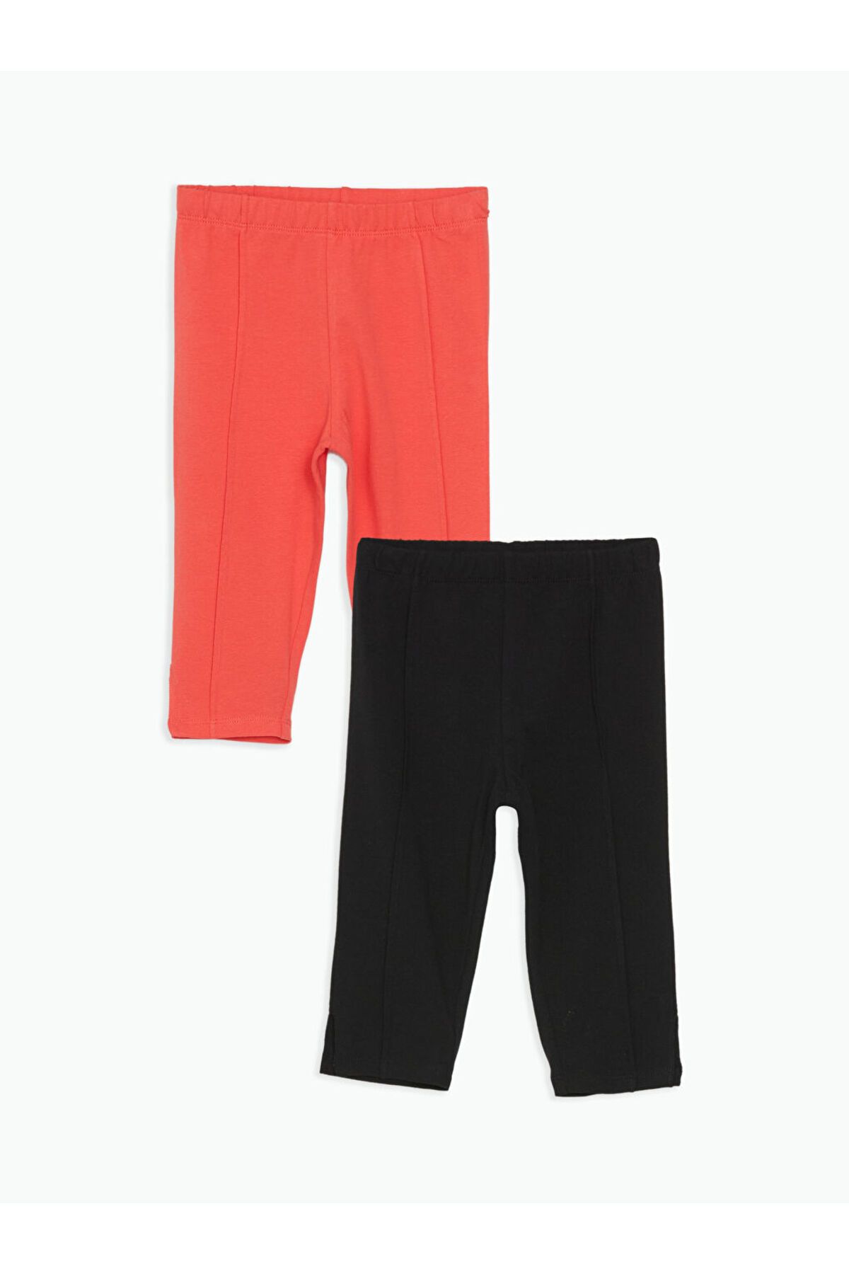 LC Waikiki-Lcw Elastic Waist Basic Girl's Tights Pack of 2 1