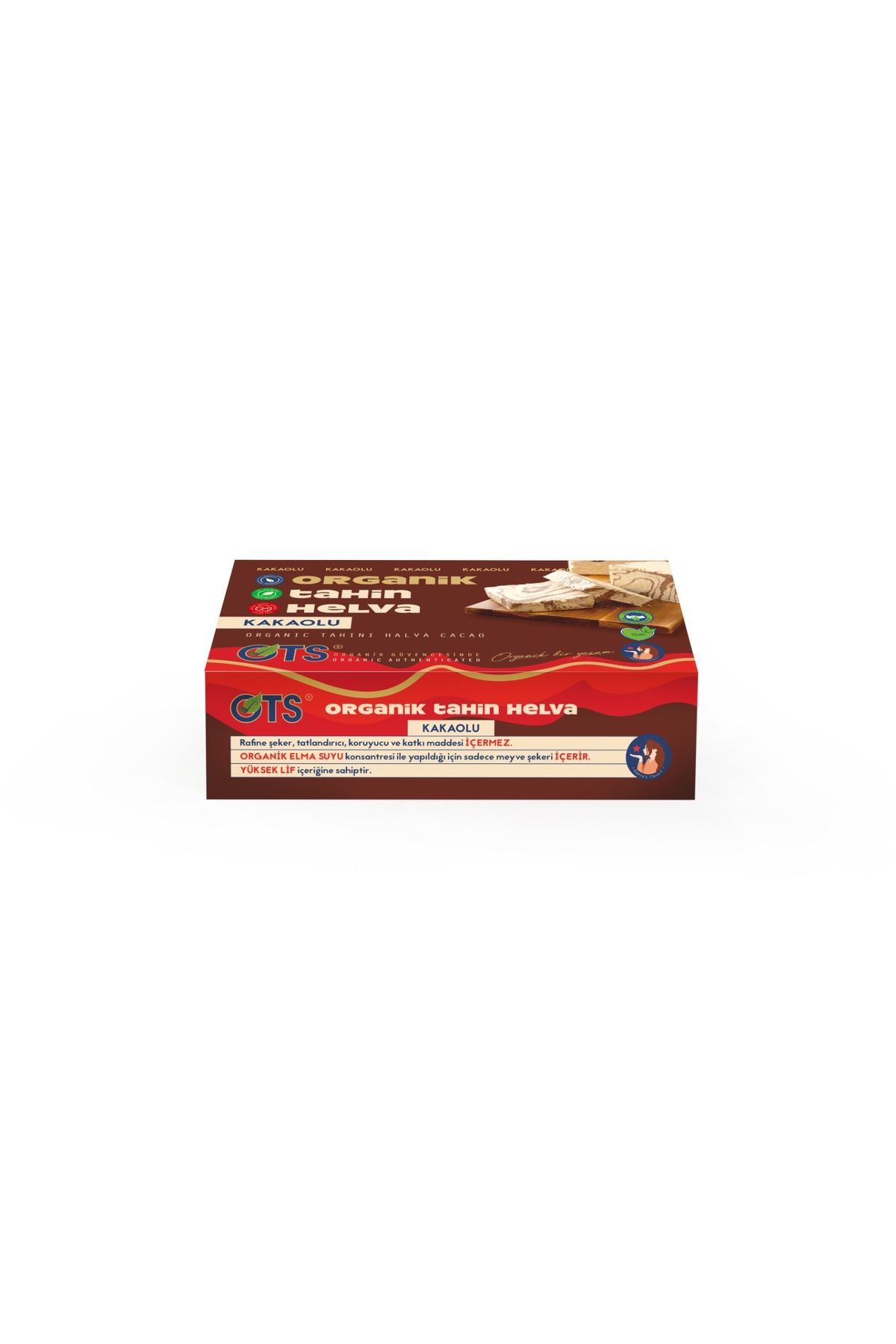 OTS Organik-Tahini Halva with Cocoa 3