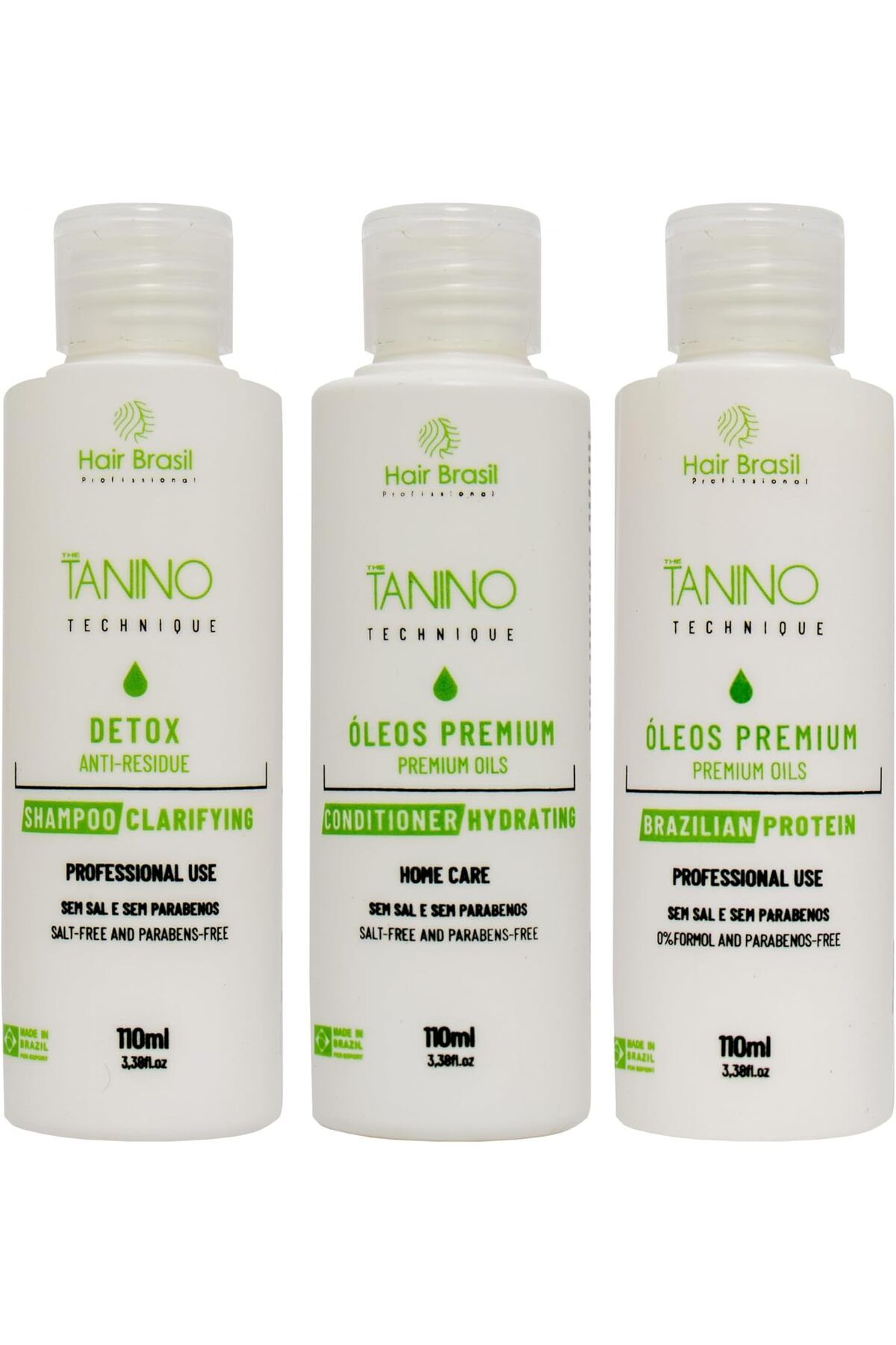The Tanino Technique-Brazilian Tanino 3 in 110ml Smoothing Protein Kit 1