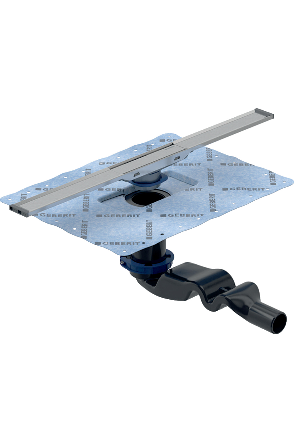 Geberit Sifon Dahil Set, CleanLine20, 30-60 cm, Paslanmaz Çelik, Paslanmaz Kenar,154.452.00.1