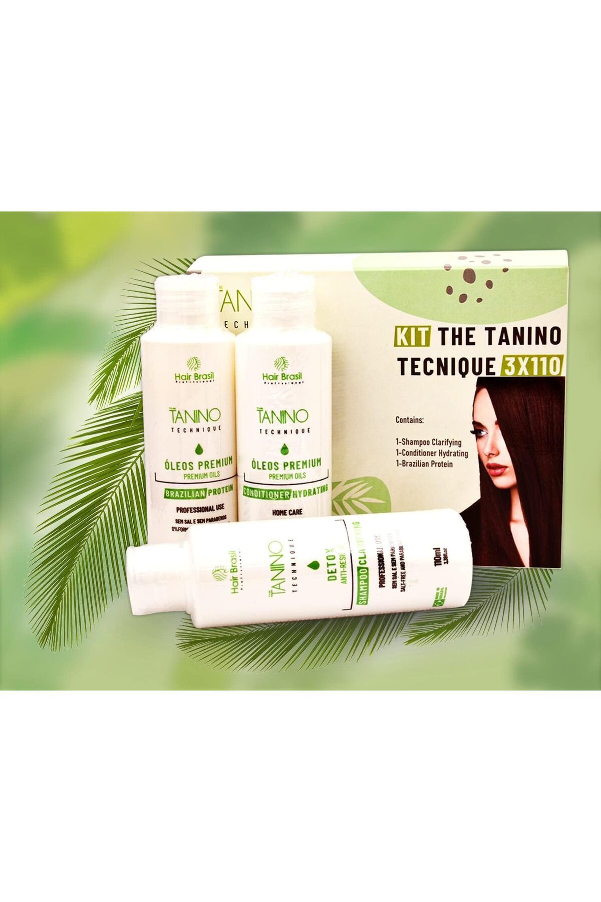 The Tanino Technique-Brazilian Tanino 3 in 110ml Smoothing Protein Kit 3