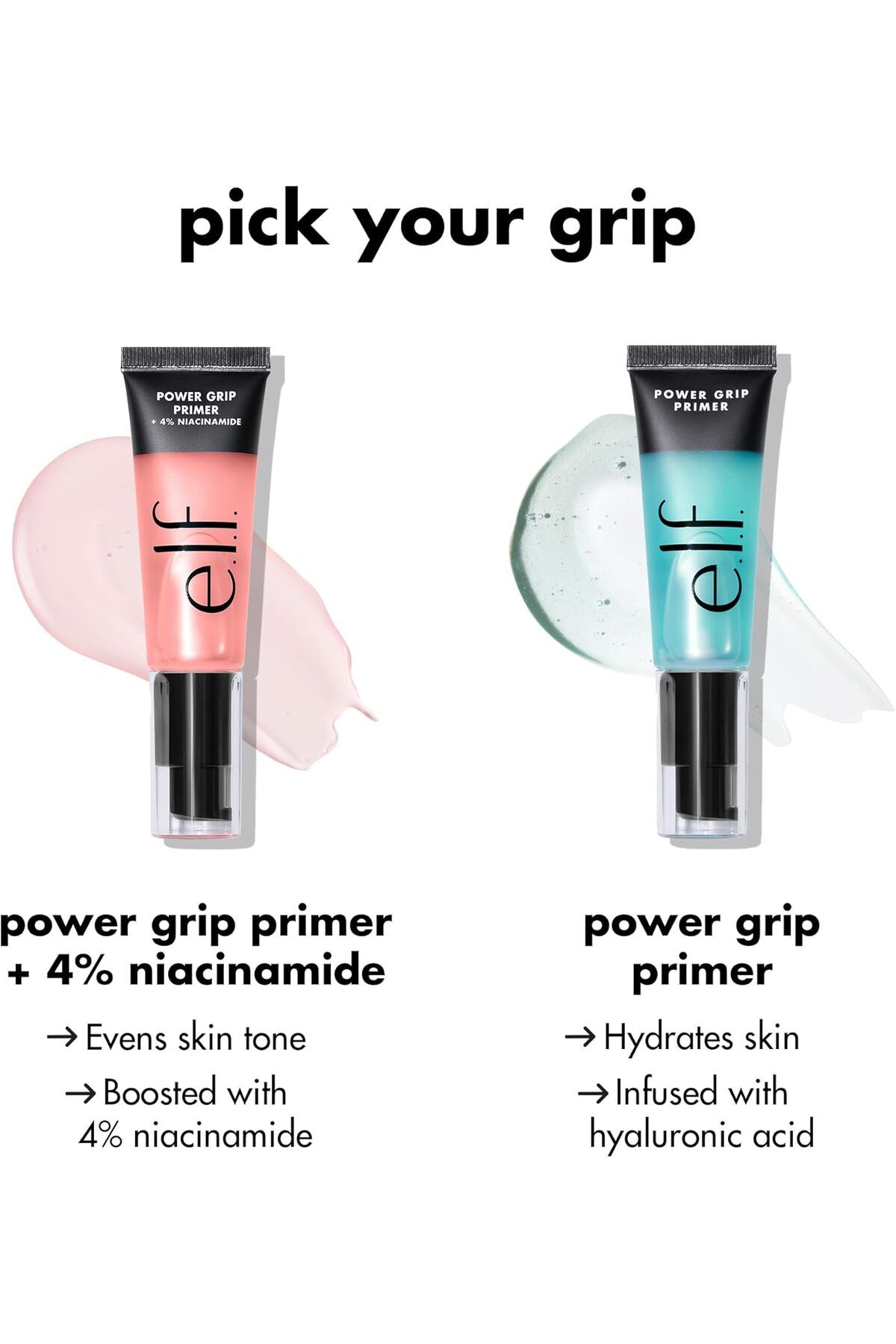 ELF-E.L.F. Power Grip Primer with 4% Niacinamide, Hydrating and Brightening Gel, 24 ml 6
