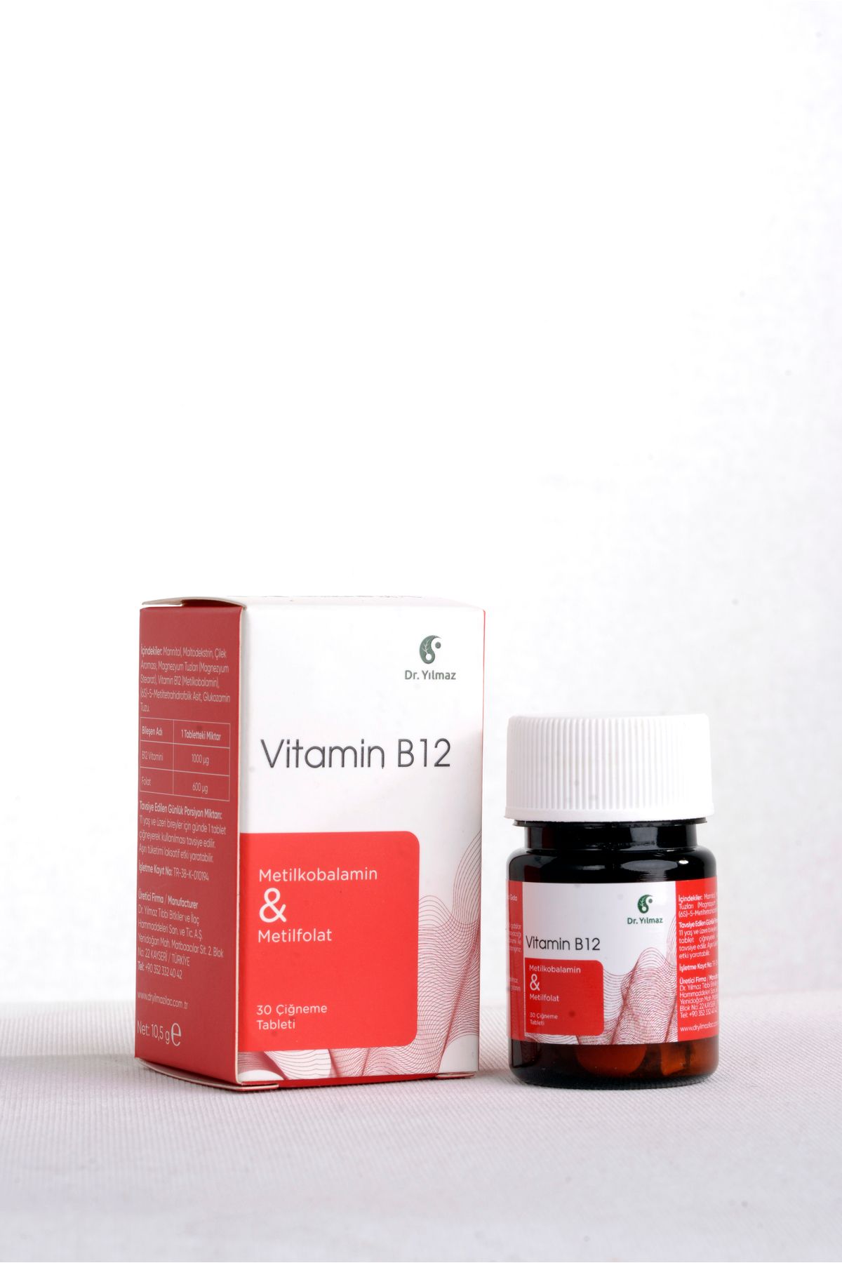 Dr. Yılmaz B12 Vitamini İçeren Ve Folat İçeren Takviye Edici Gıda