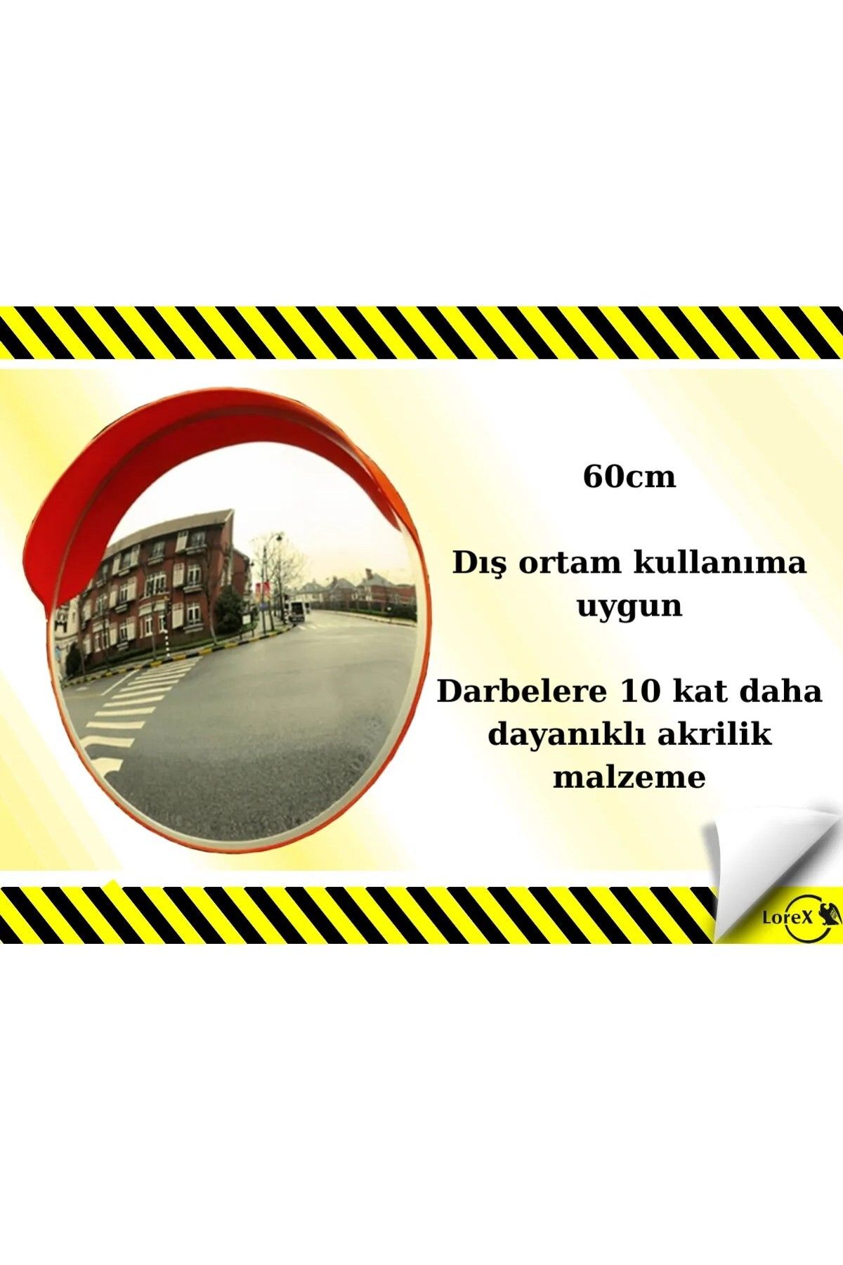 LOREX LR-6460 Ayna Dış Bükey 60cm