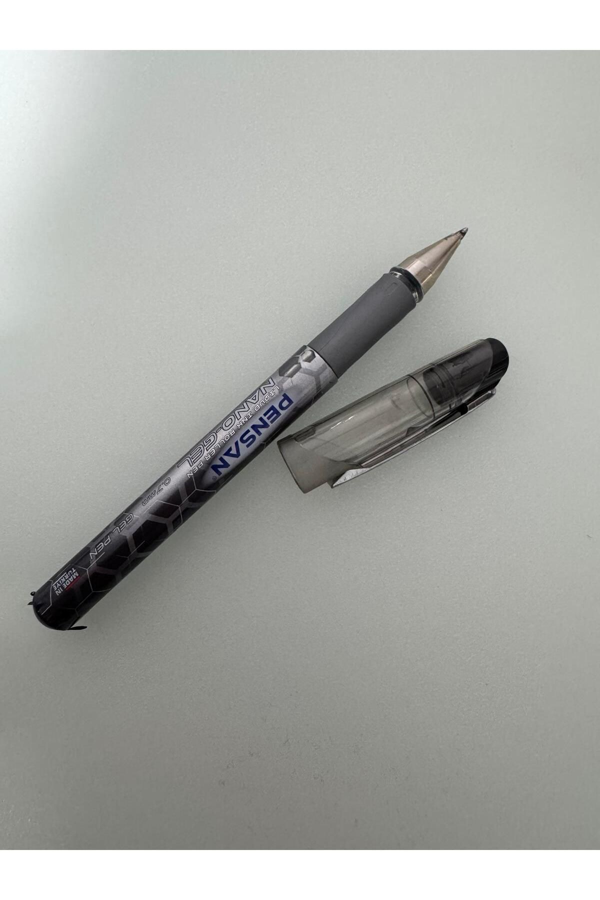 Pensan Roller Kalem Nano Gel Jel Bilye Uçlu 0.7 MM Siyah (1 Adet)