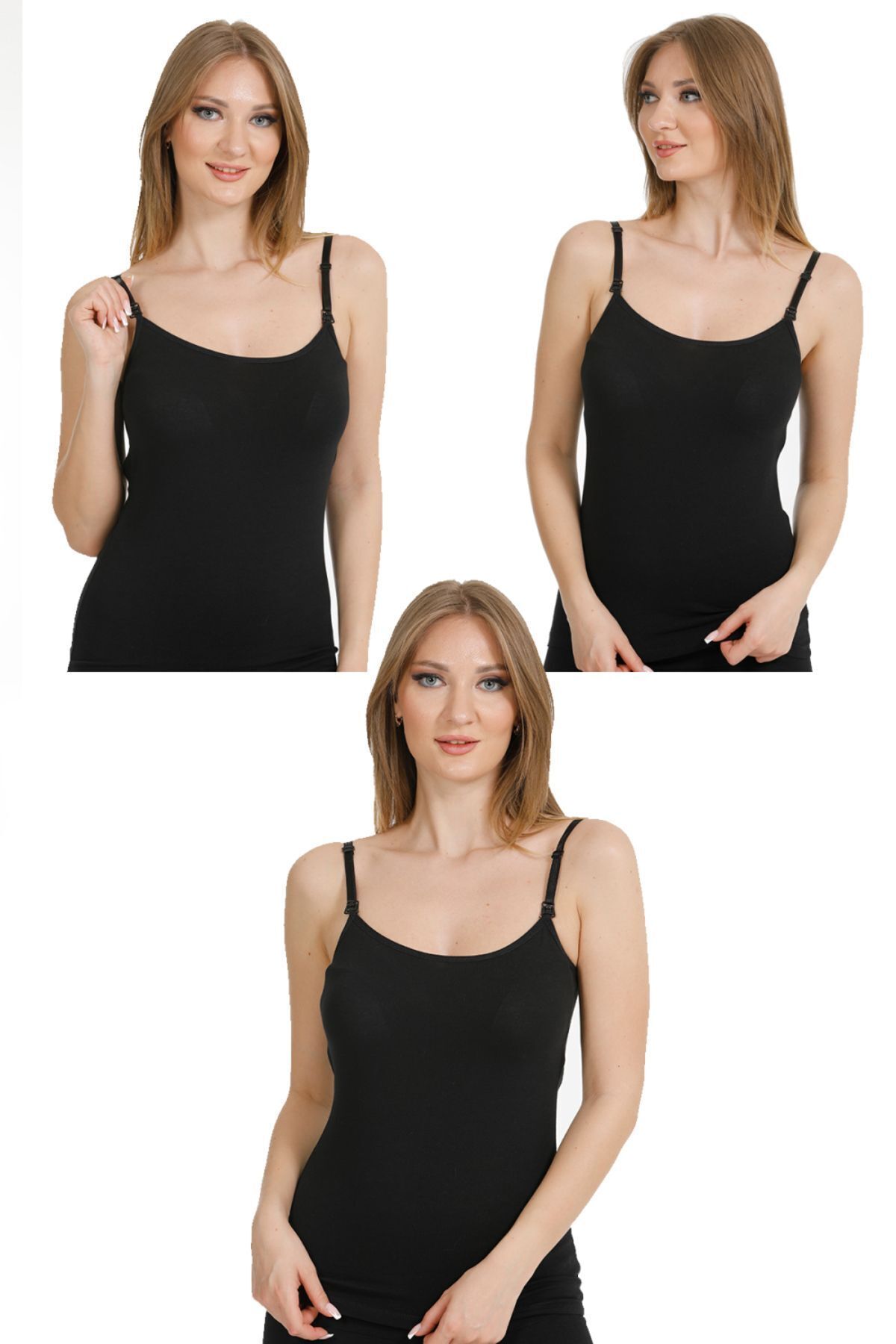 par lingerie pl 3lü Emzirme Atleti Kapsız fotoğrafı 2 (önizleme)