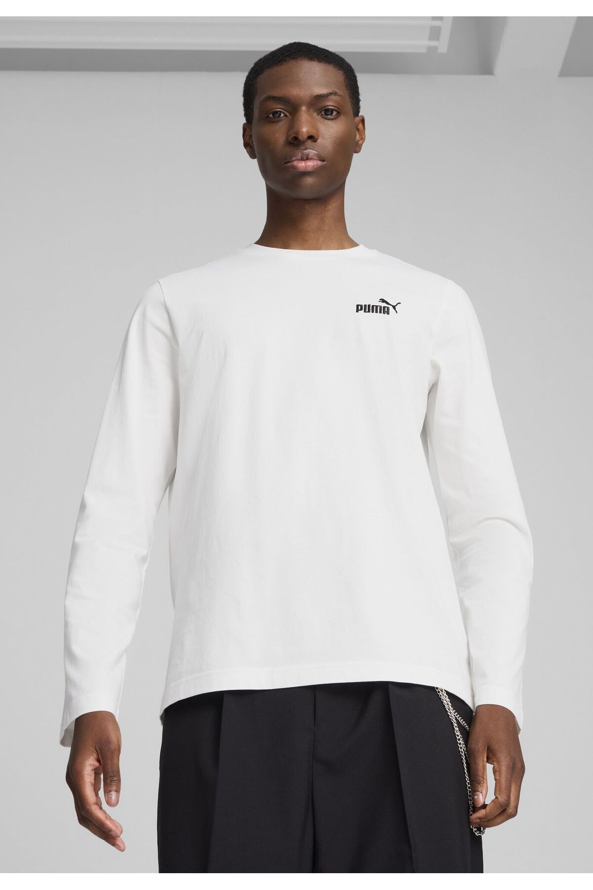Puma-Essentials No. 1 Logo Langarmshirt 1
