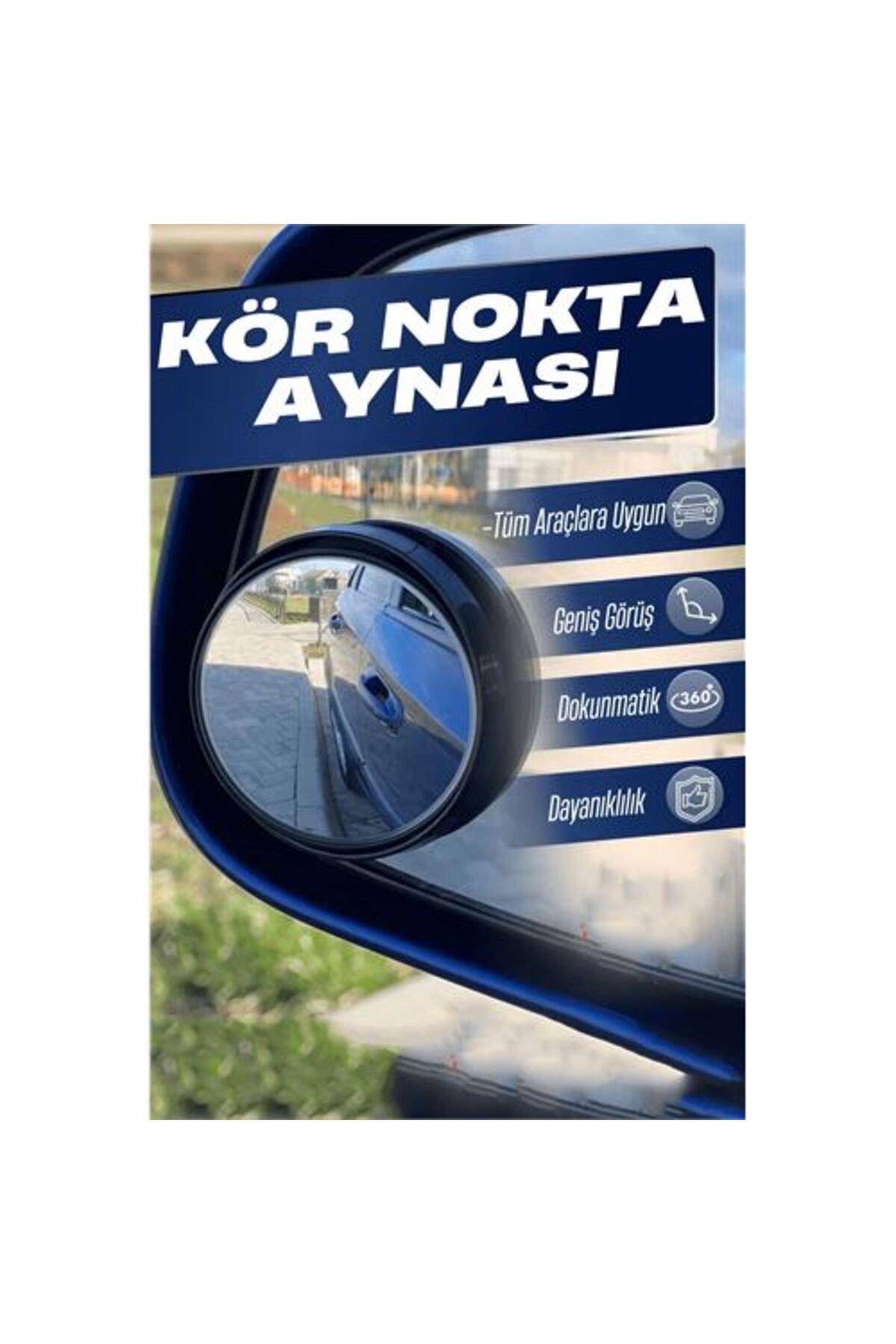 BirdoluSepet Engithalat Araç Kör Nokta Aynası Dokunmatik
