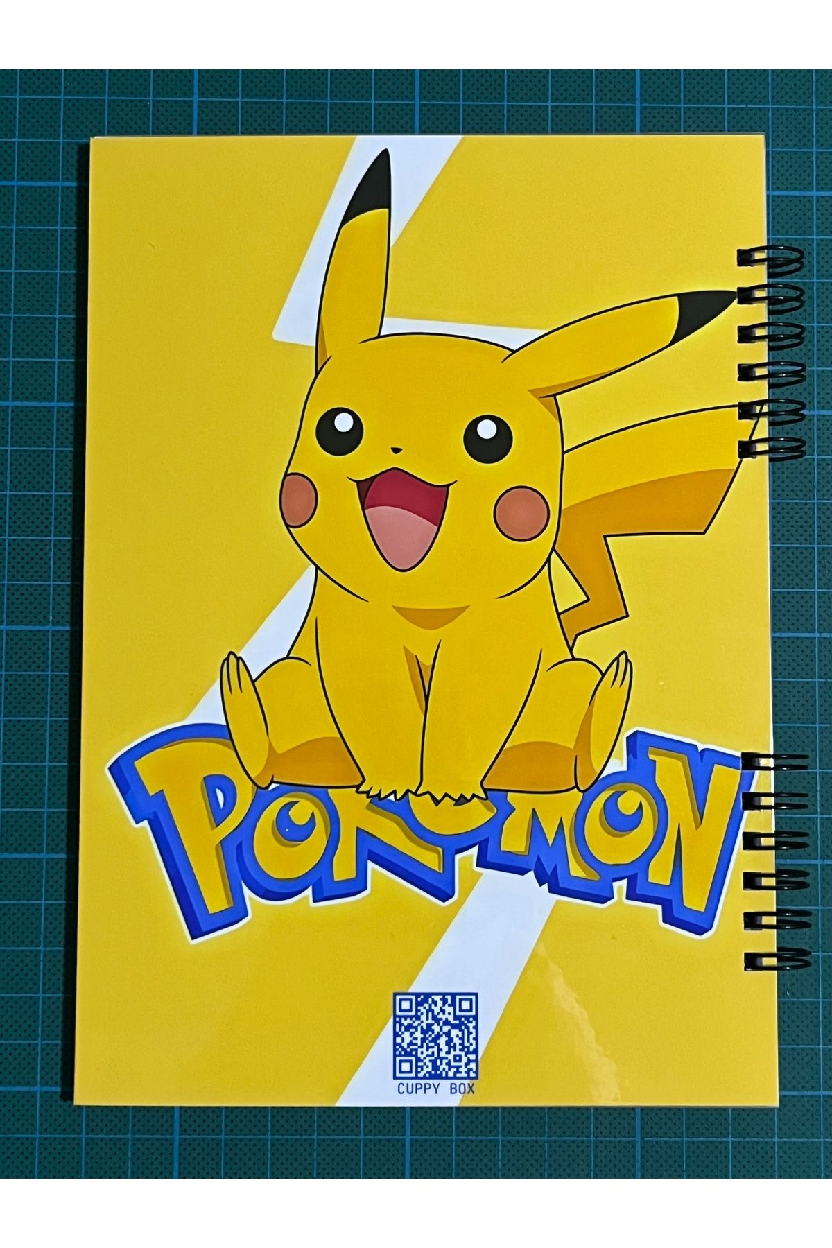 Cuppy Box-50 Sheets Pikaçu Notebook Equipped with Matte Sticker 4