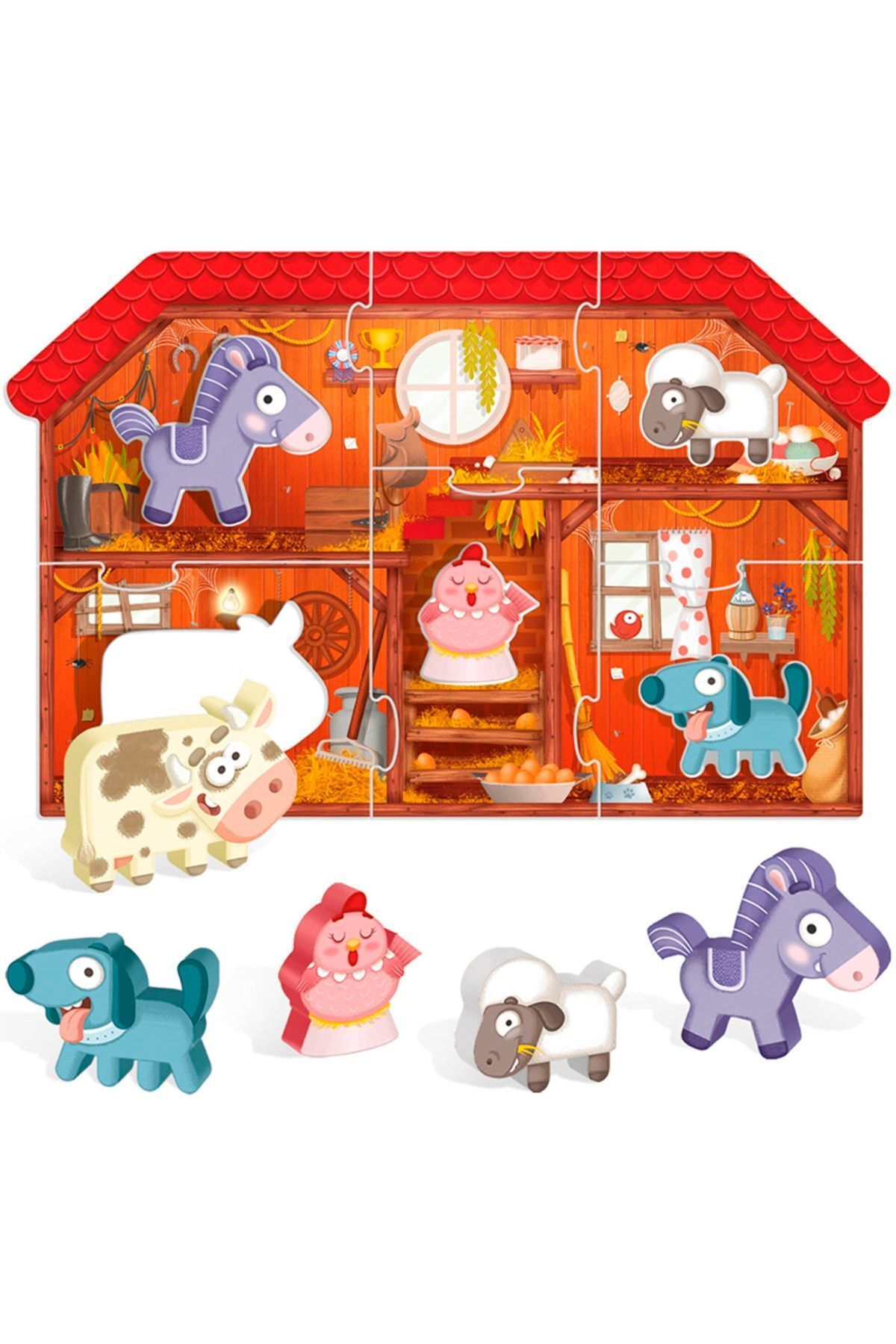 Headu-Montessori First Puzzle The Farm (Ages 2-4) 2